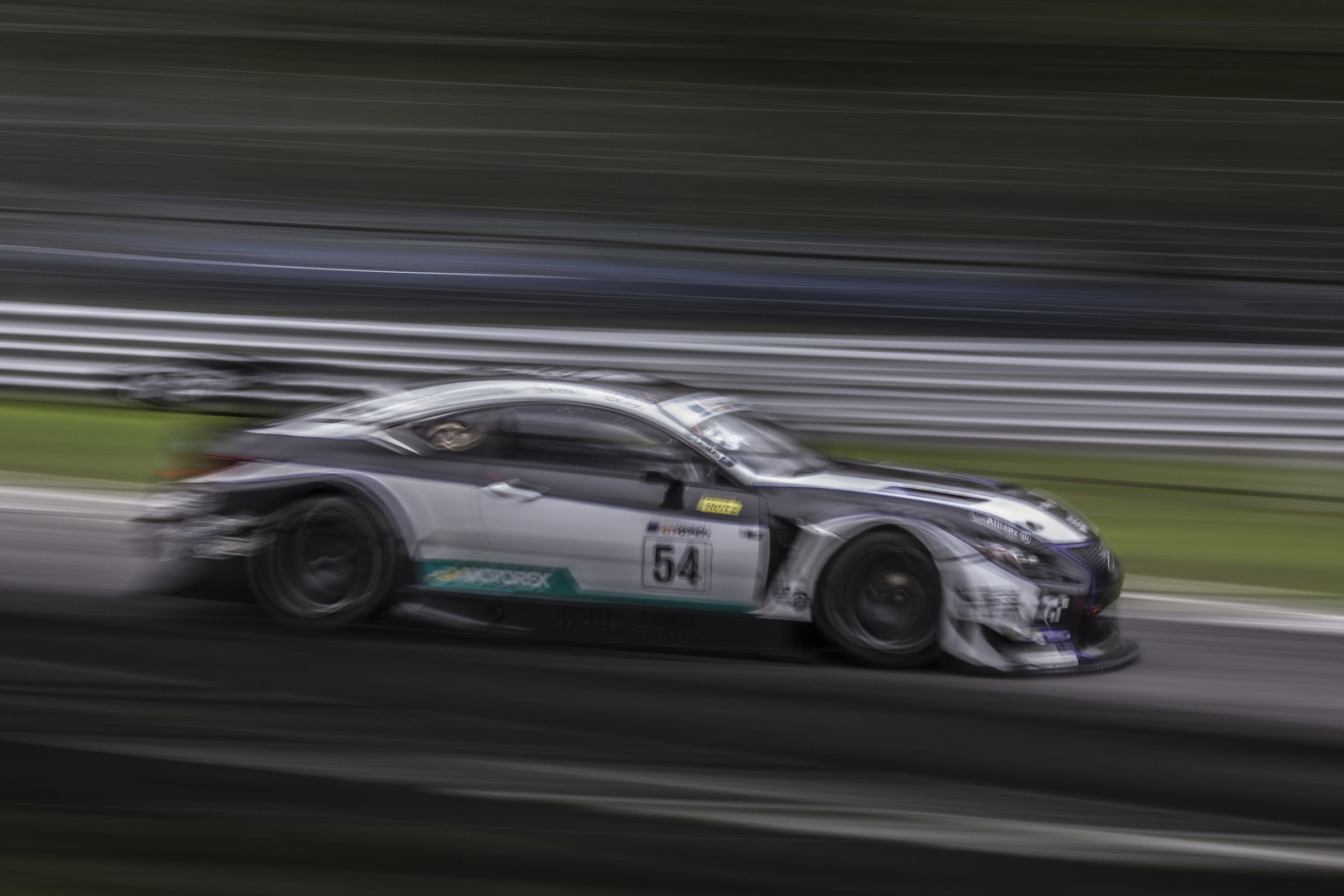 Panning to 1/5 at the Lexus RCF GT3