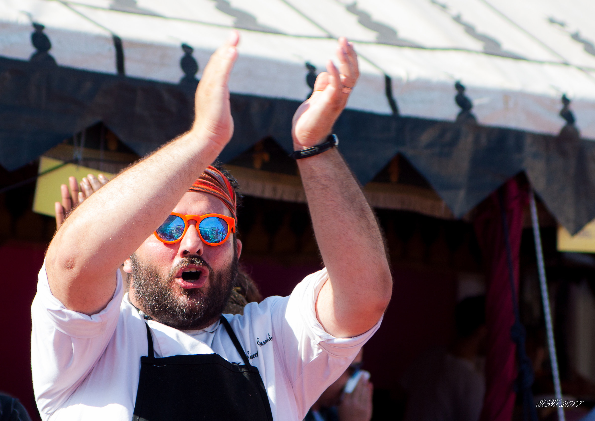 Dancing with the cook