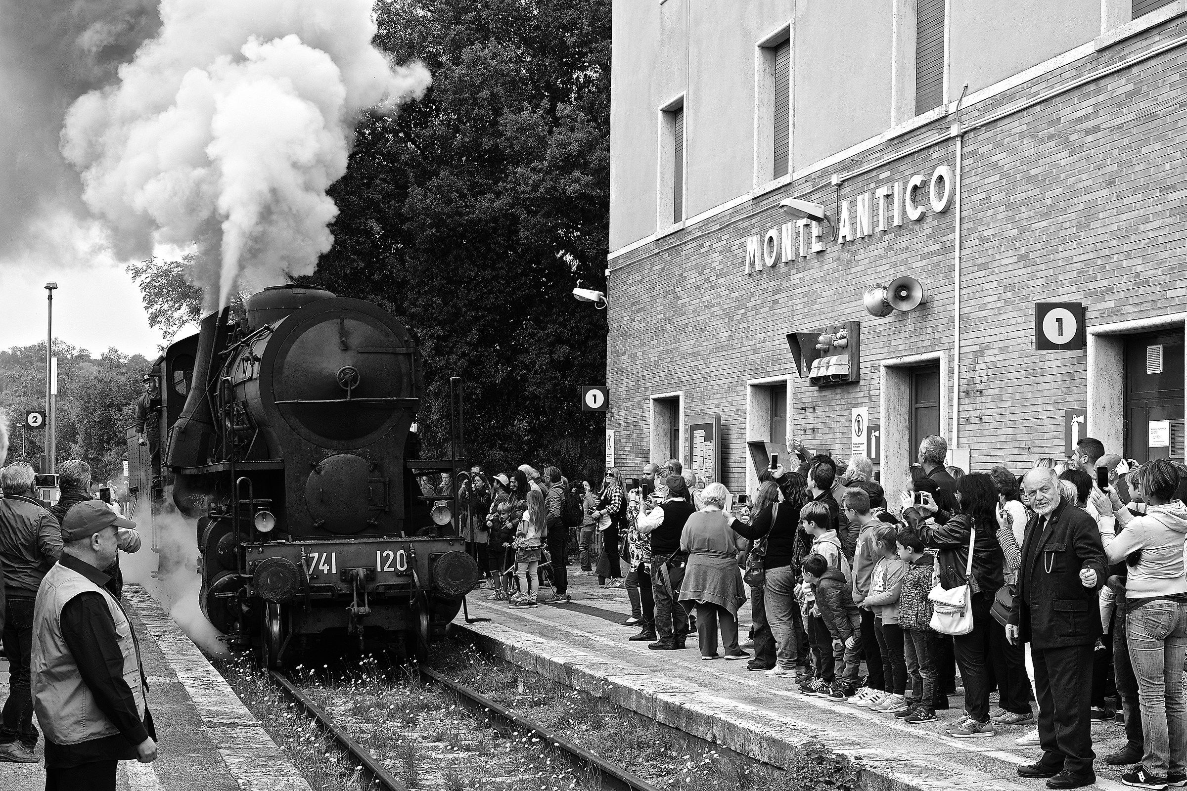 Treno a Vapore a Monte Antico