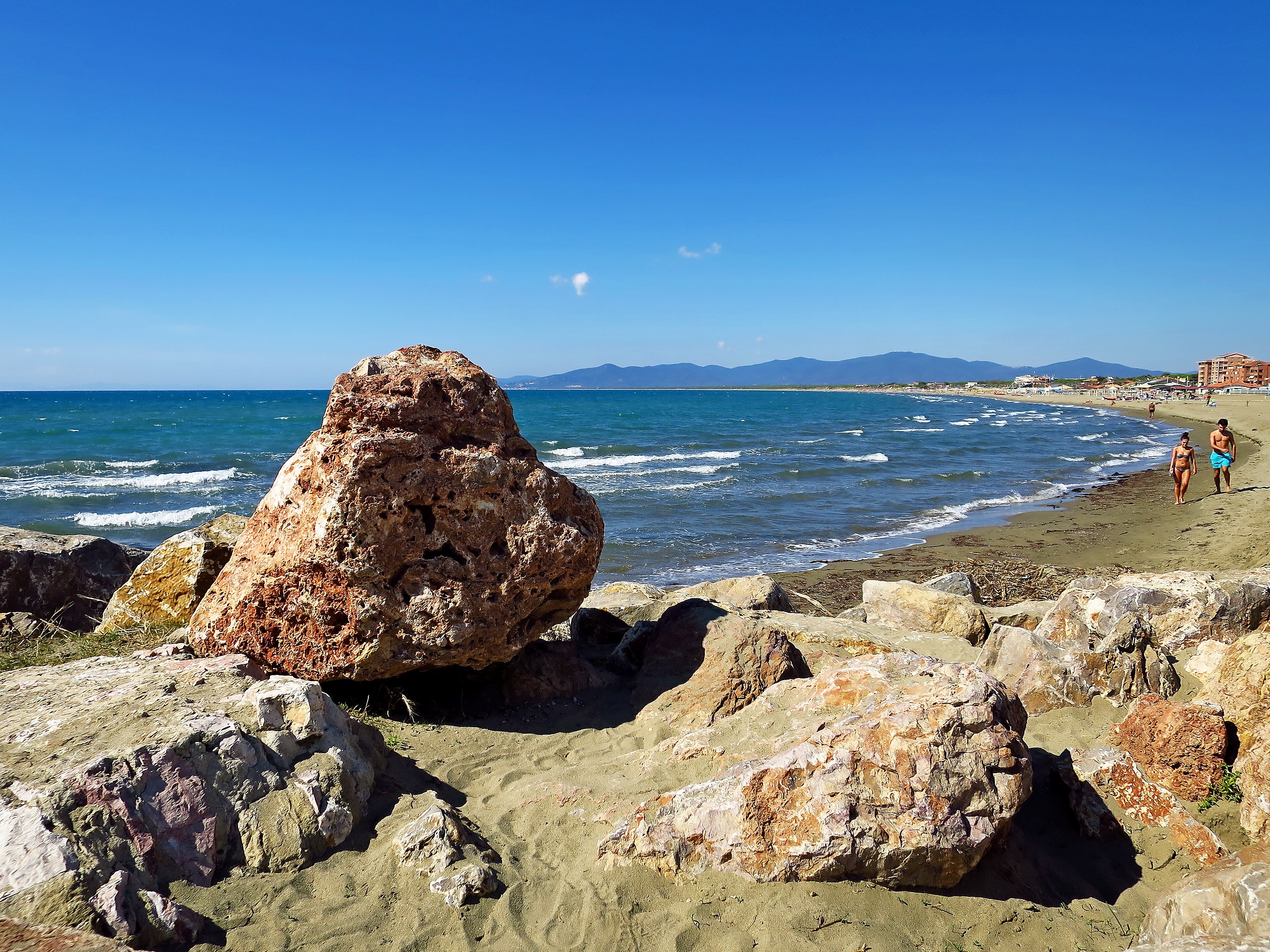 Marina di Grosseto:la spiaggia