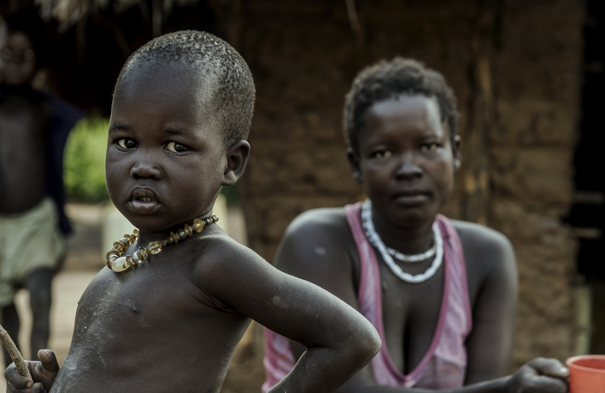 In una capanna rurale - Uganda