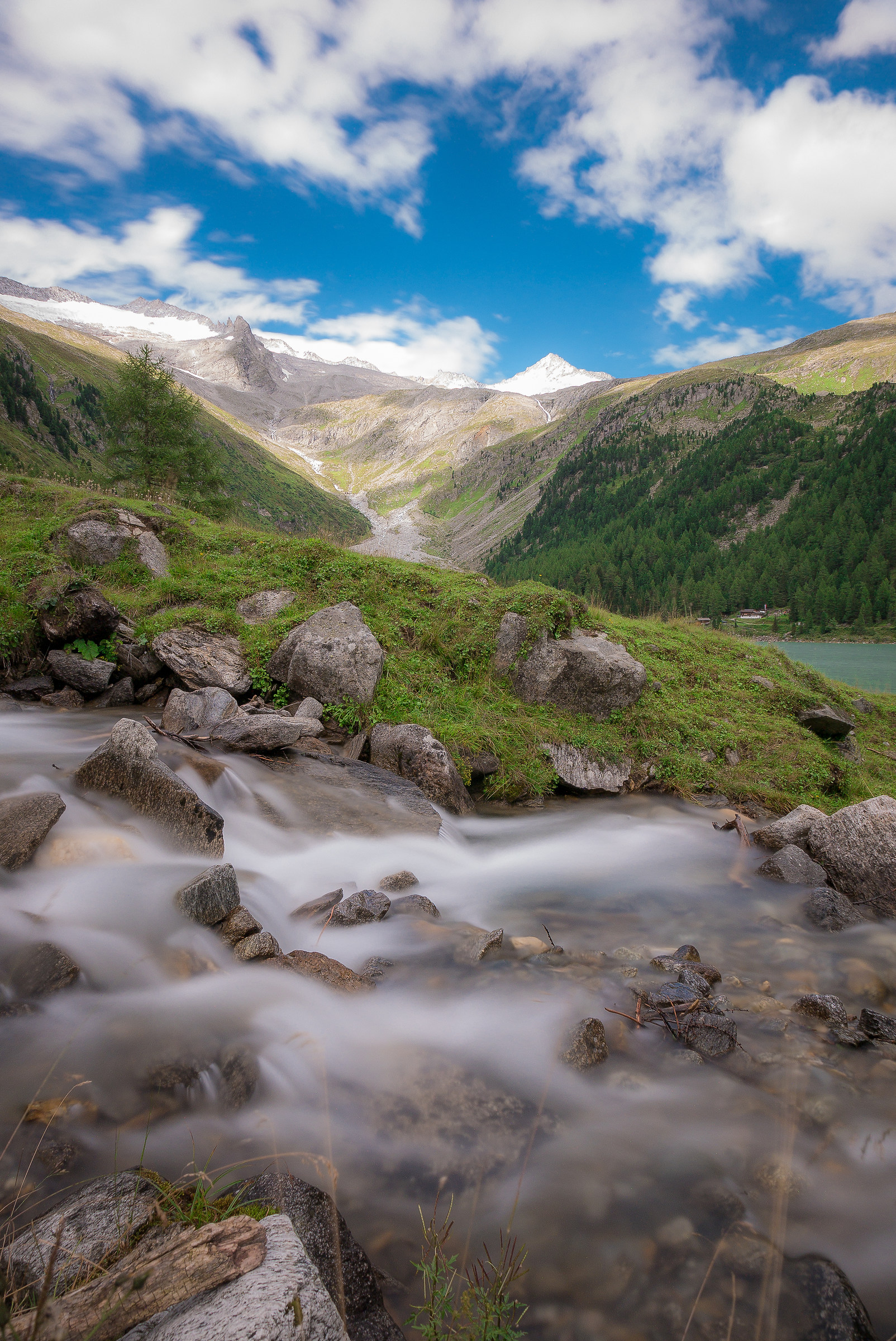 Between water and clouds