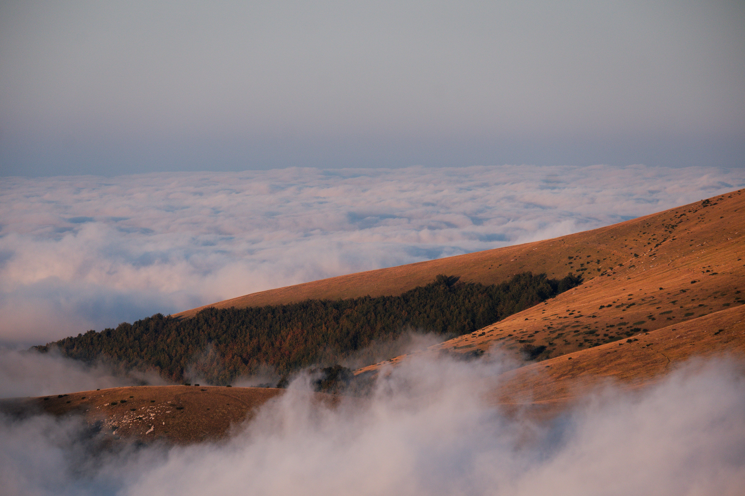 Sopra le nuvole in un sogno Majella