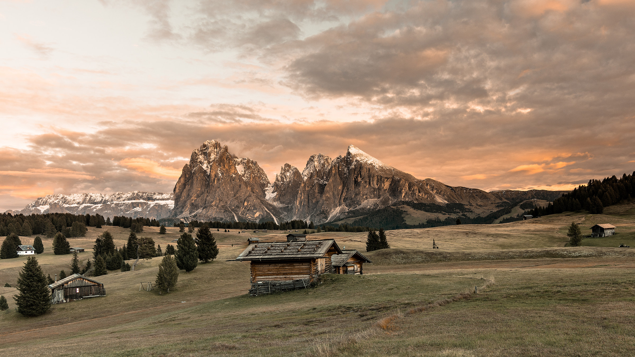 Tramonto all'Alpe di Siusi