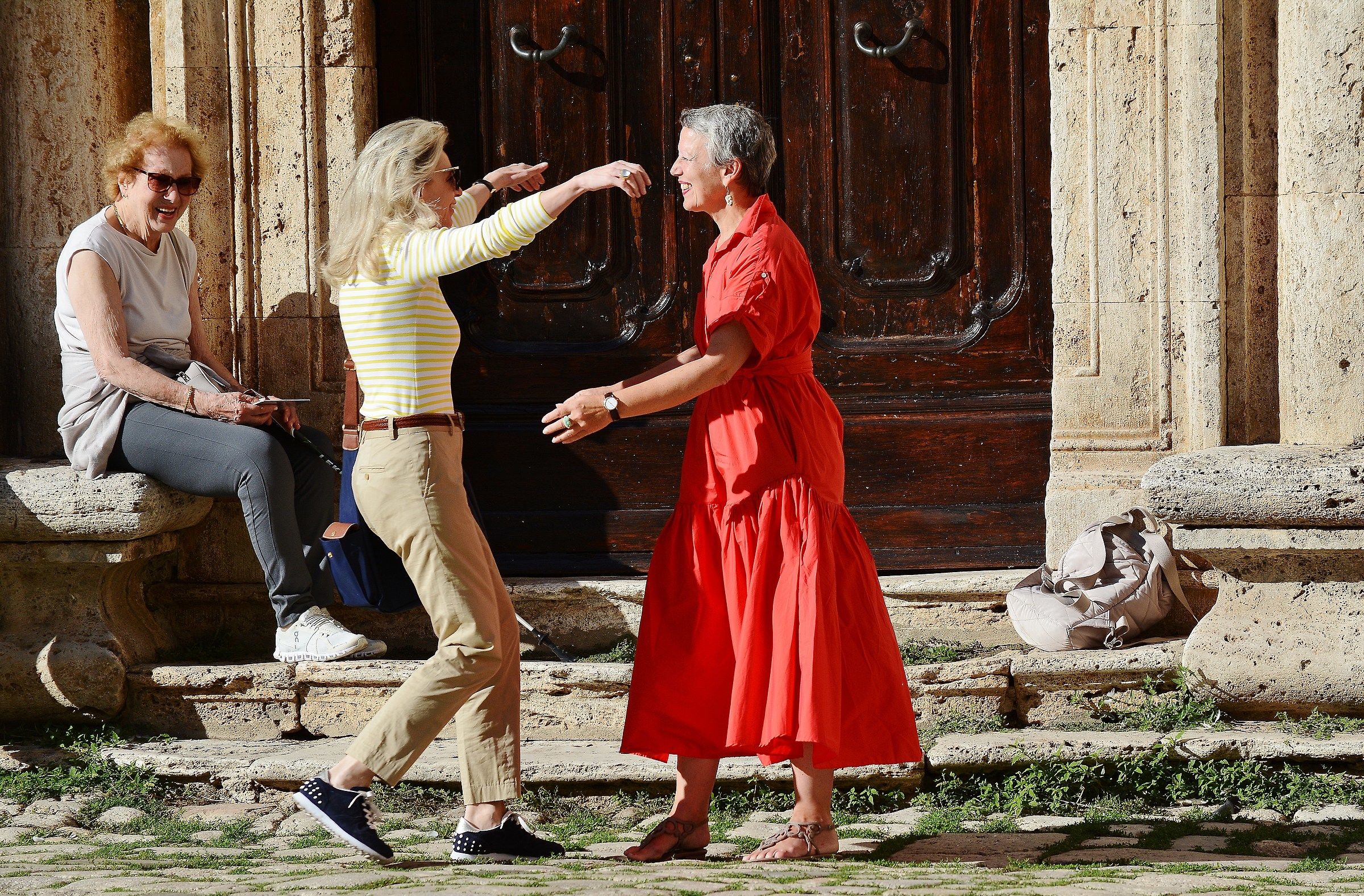 The pleasure of meeting