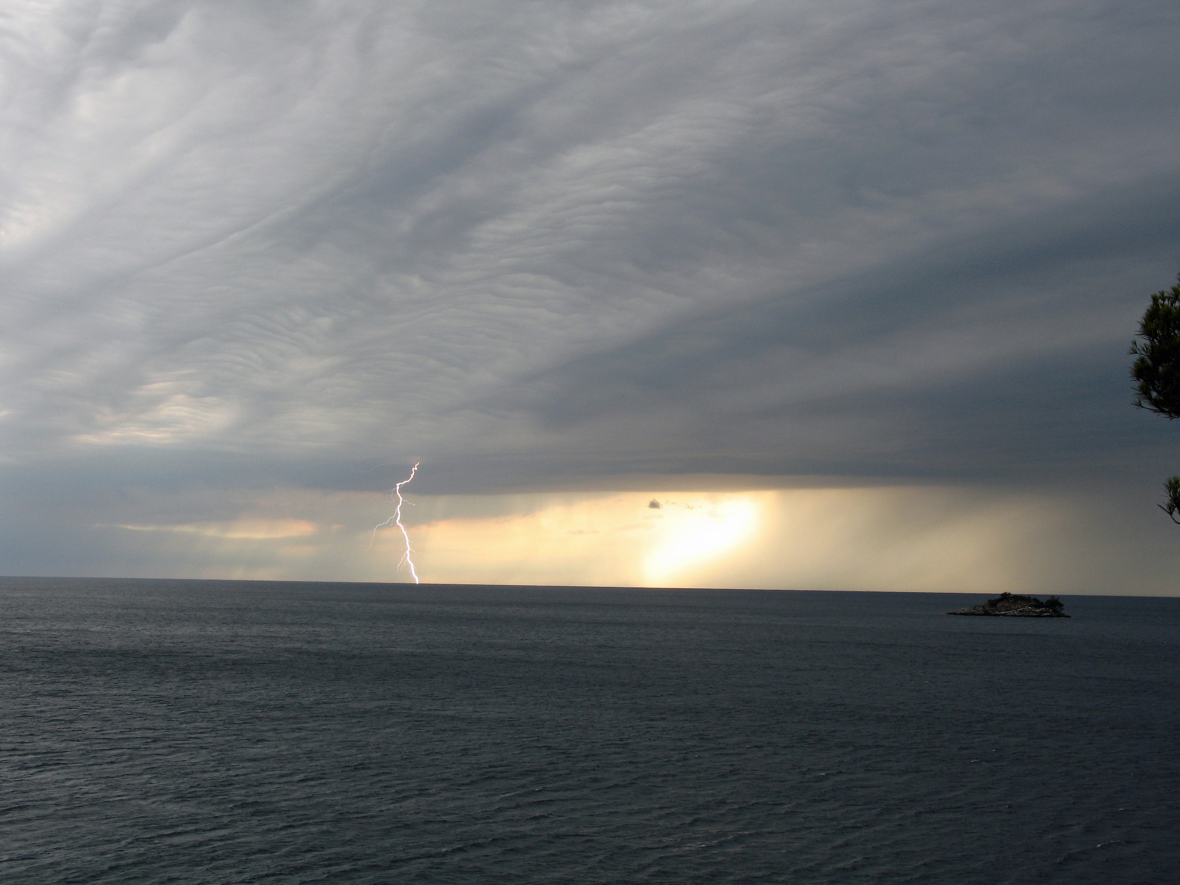 Thunderstorms in Rovinj