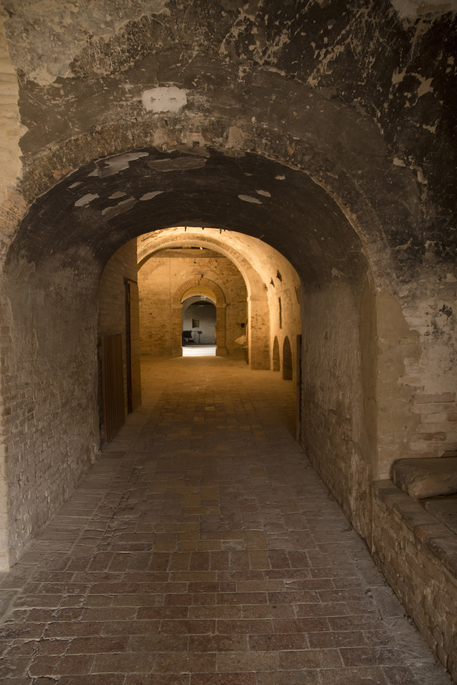 The entrance to the caves