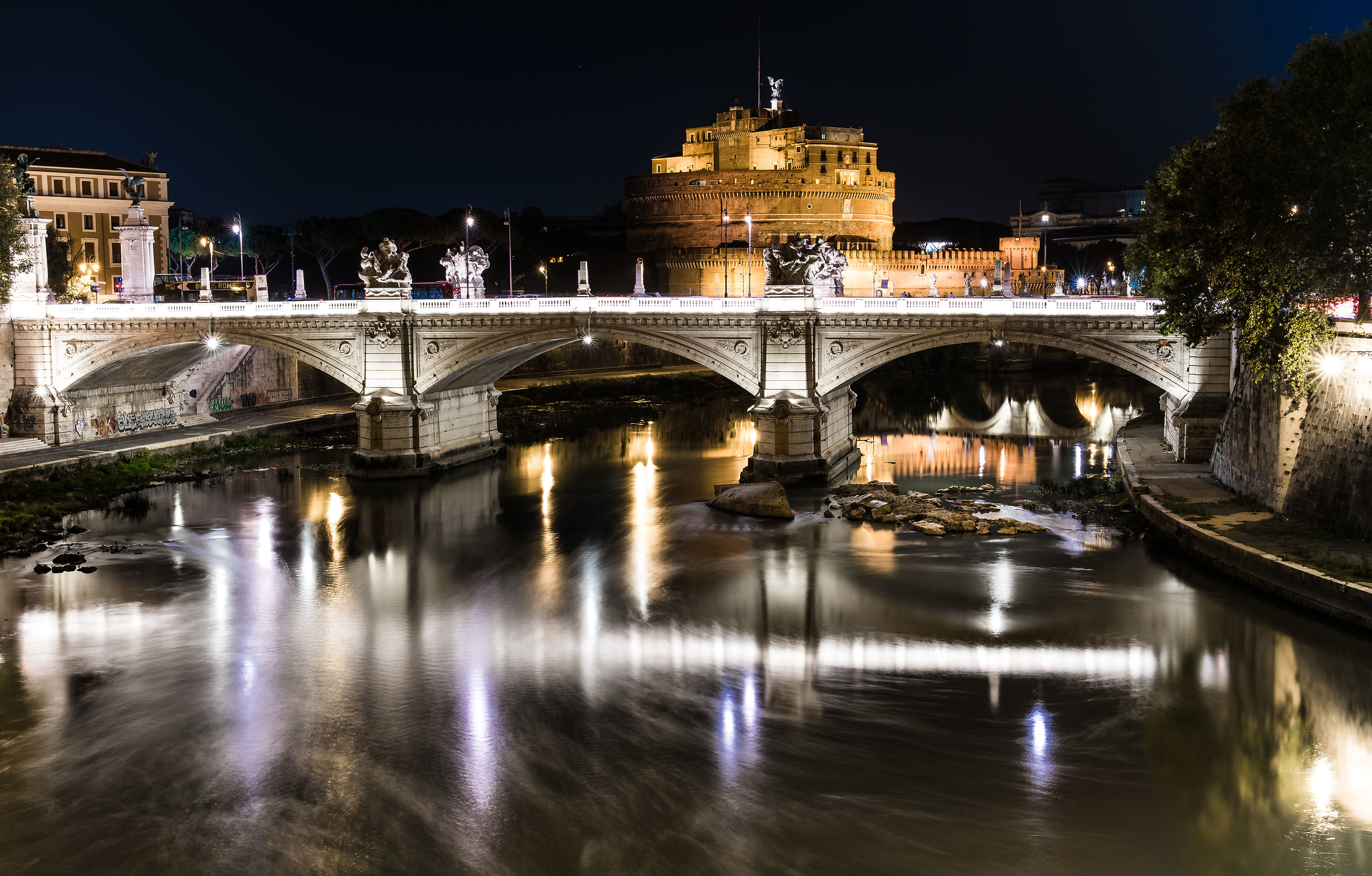 Roma: Castel Sant'Angelo sopra il Tevere