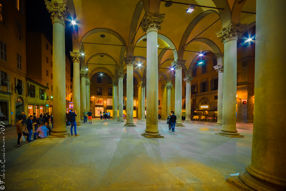 Nightly in the columns