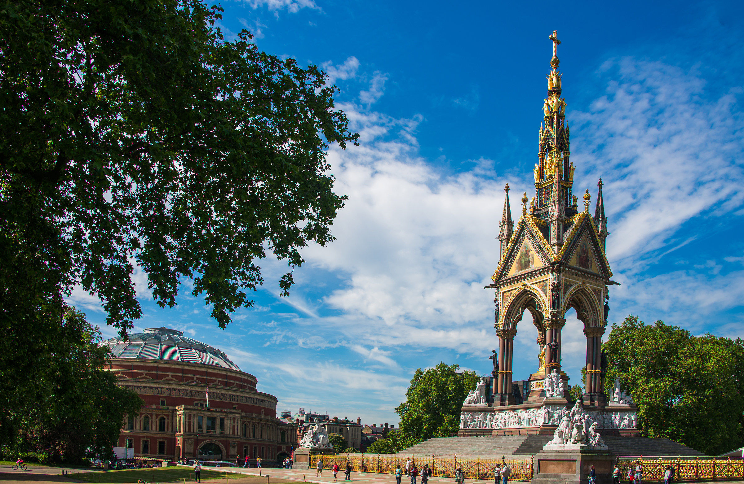 Hyde Park Albert Hall e Albert Memorial