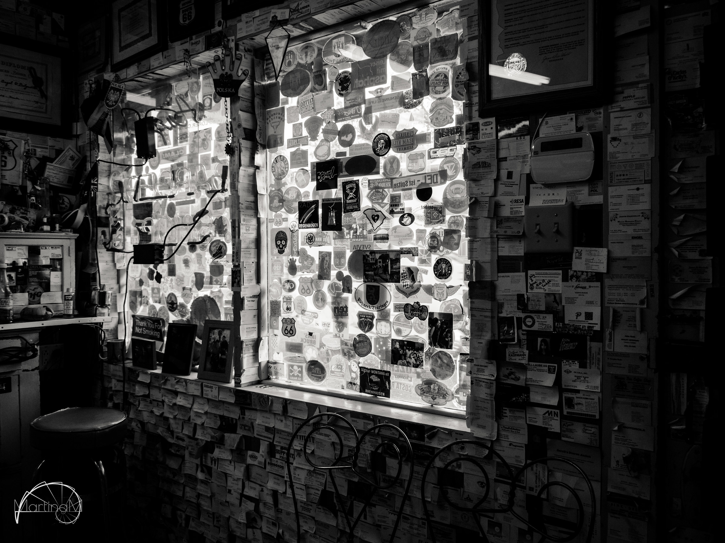 on the road - seligman - route 66