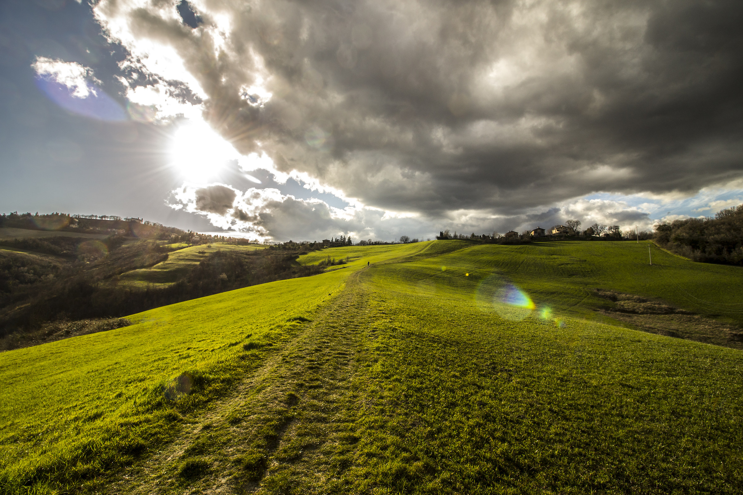 At one step from the clouds