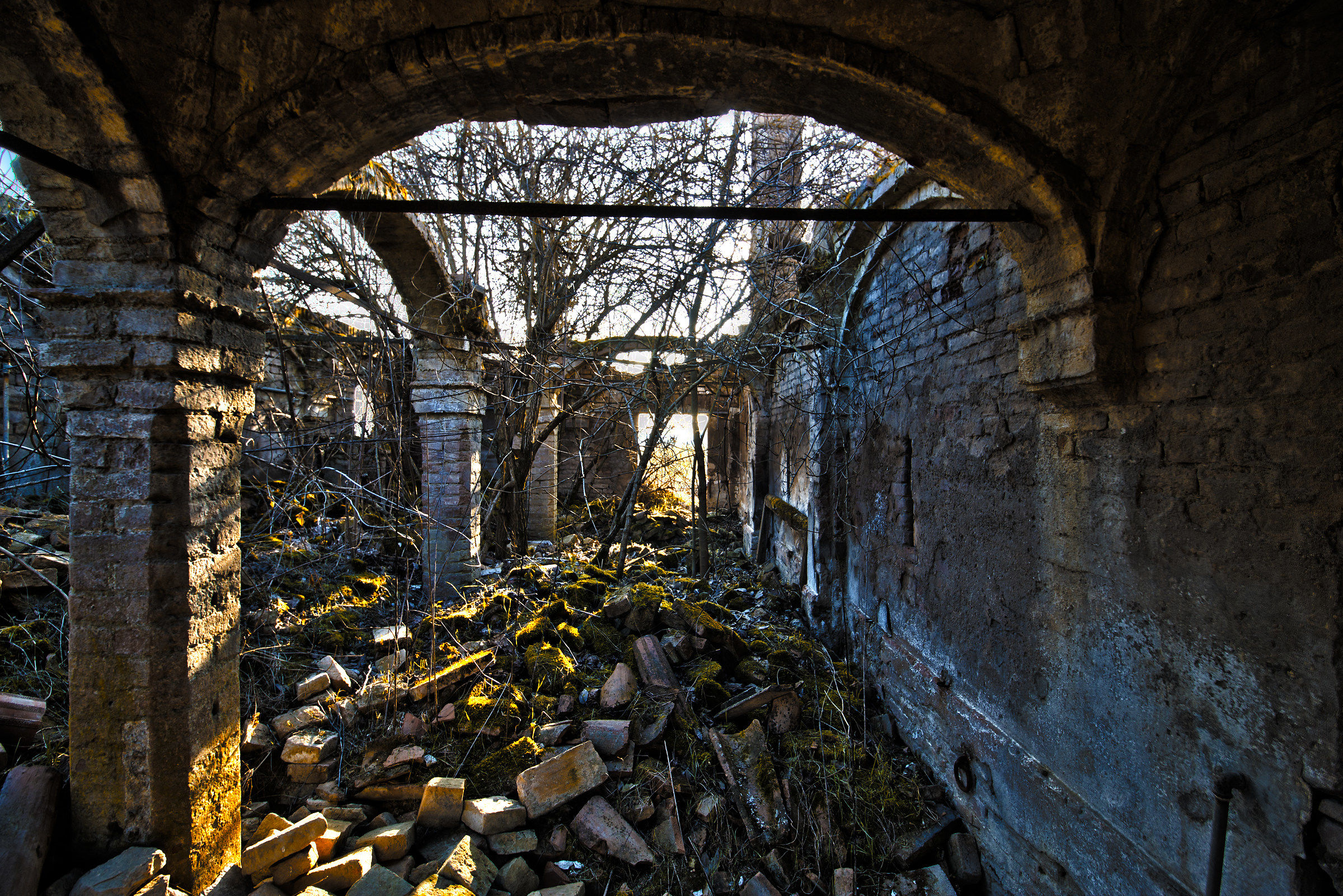 Old countryside arches