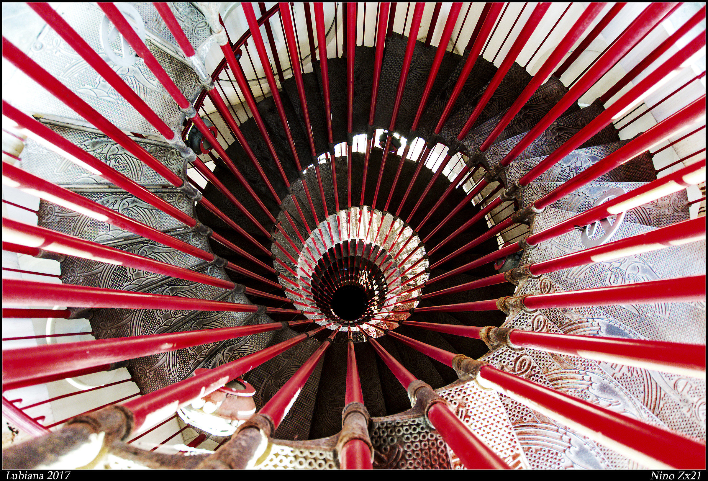 Scala torre castello Lubiana