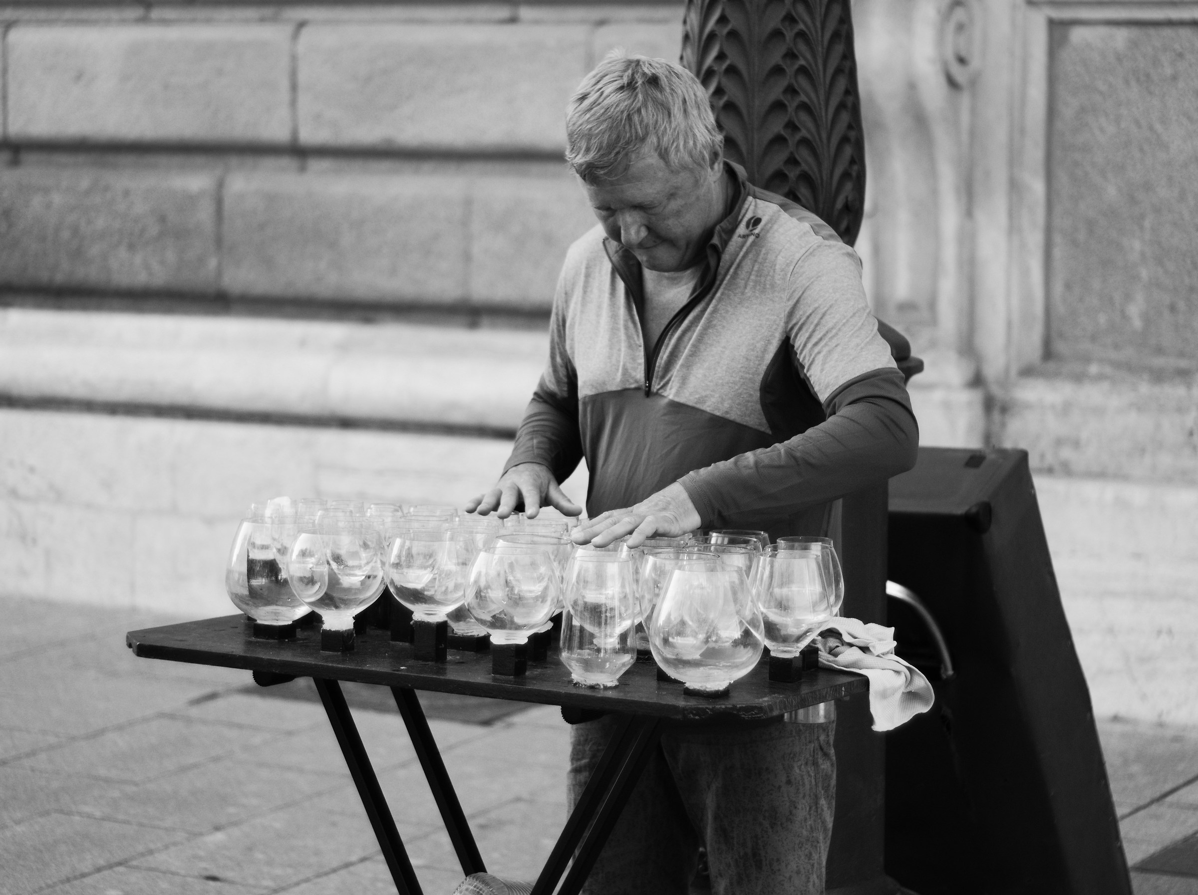 Glass Harp Player