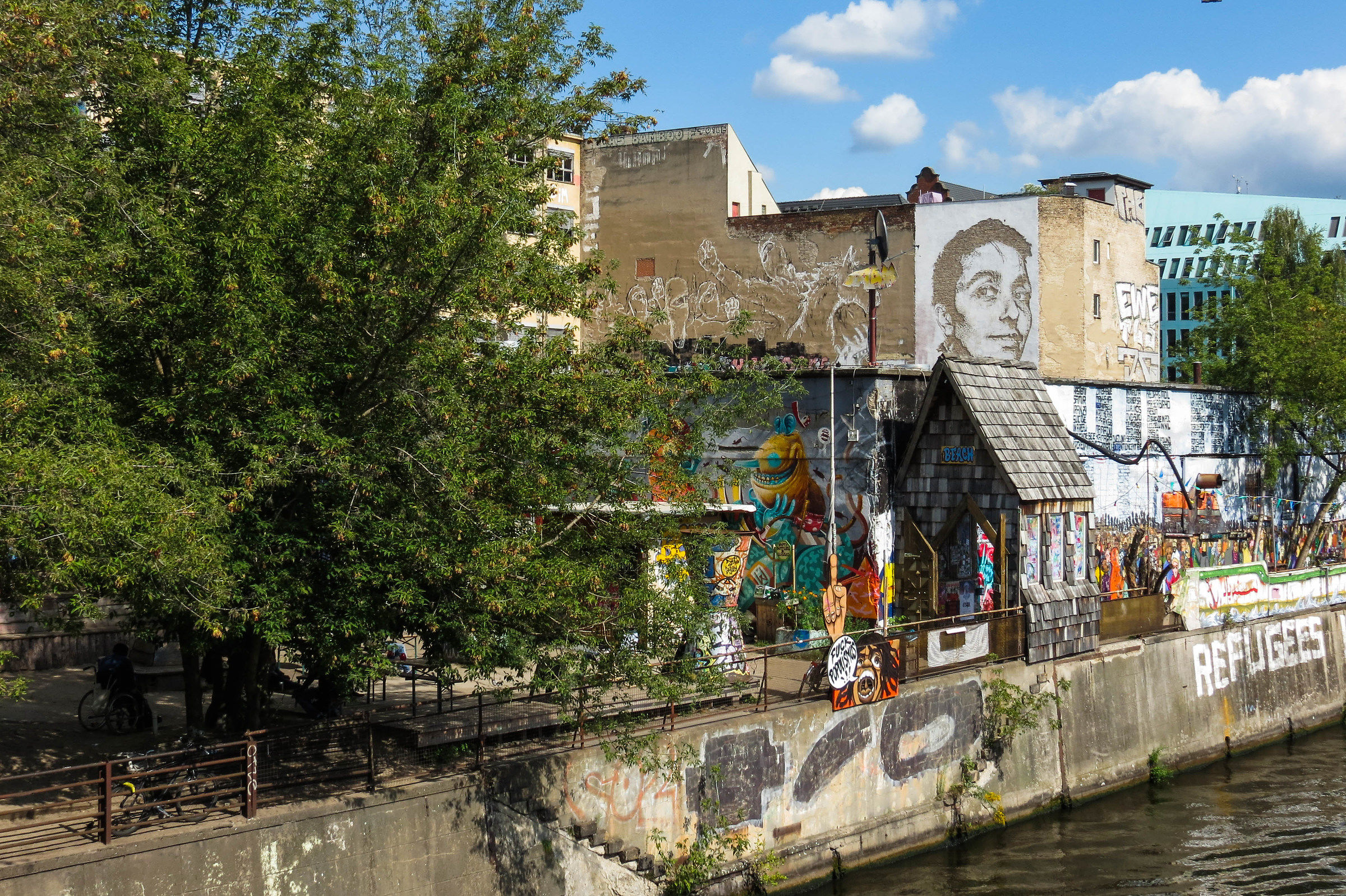 Murales along the Sprea