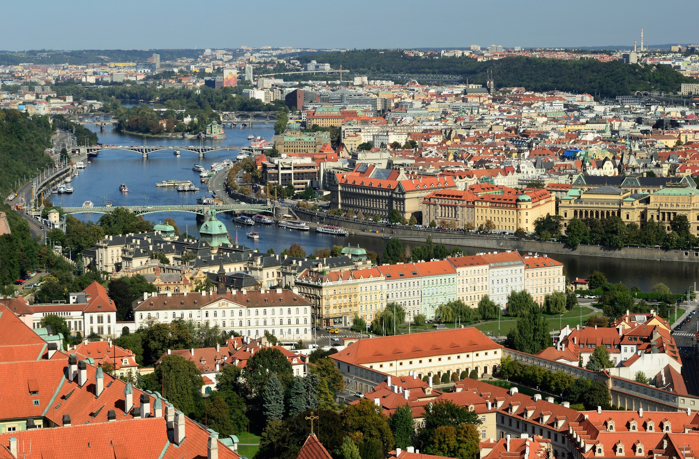 The Moldava in Prague