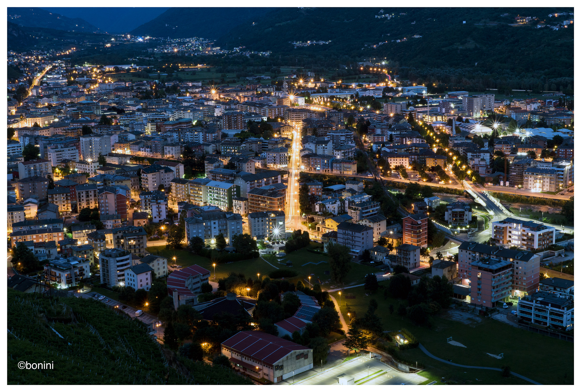 Sondrio - night time