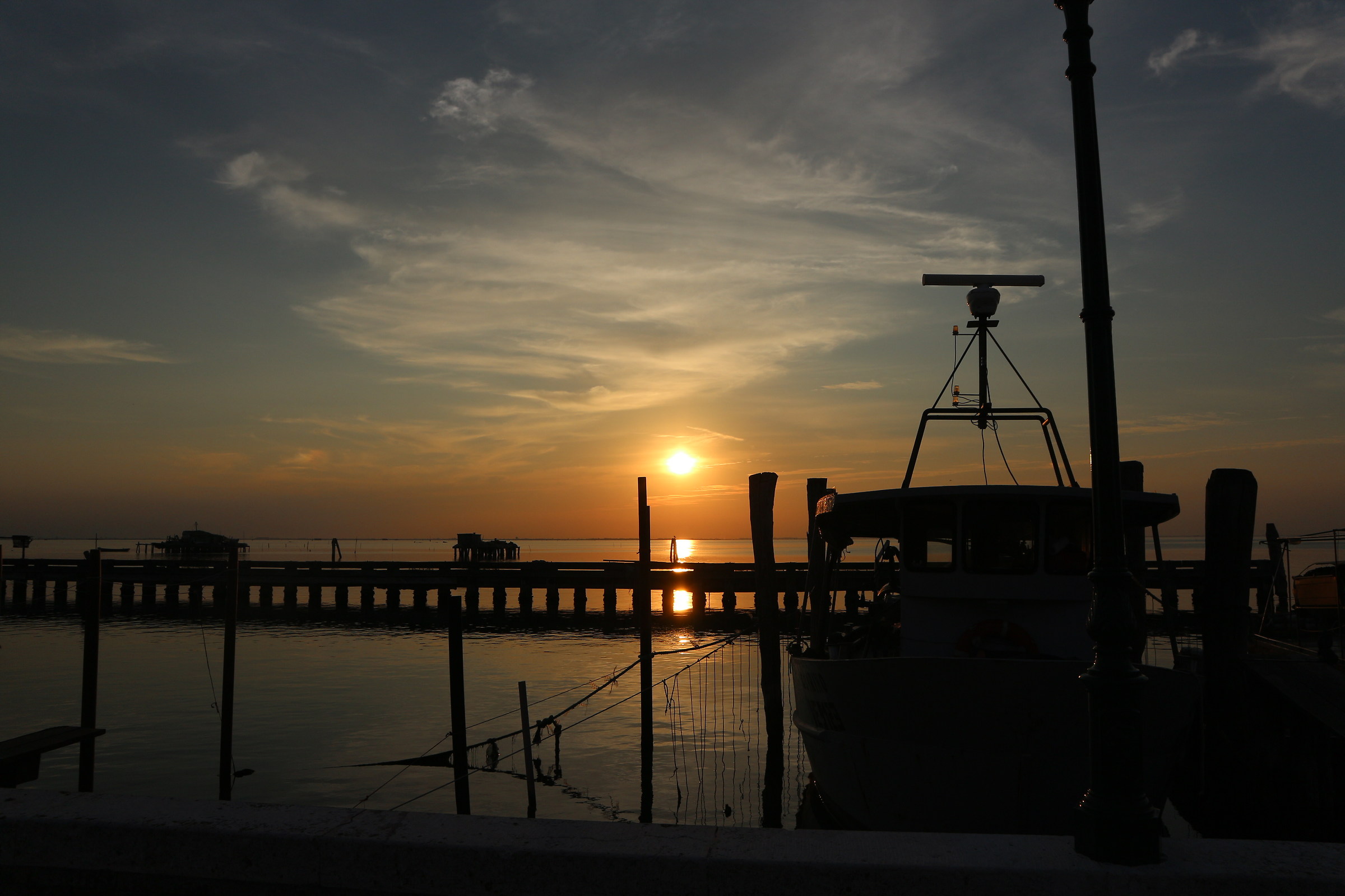 Tramonto a Pellestrina