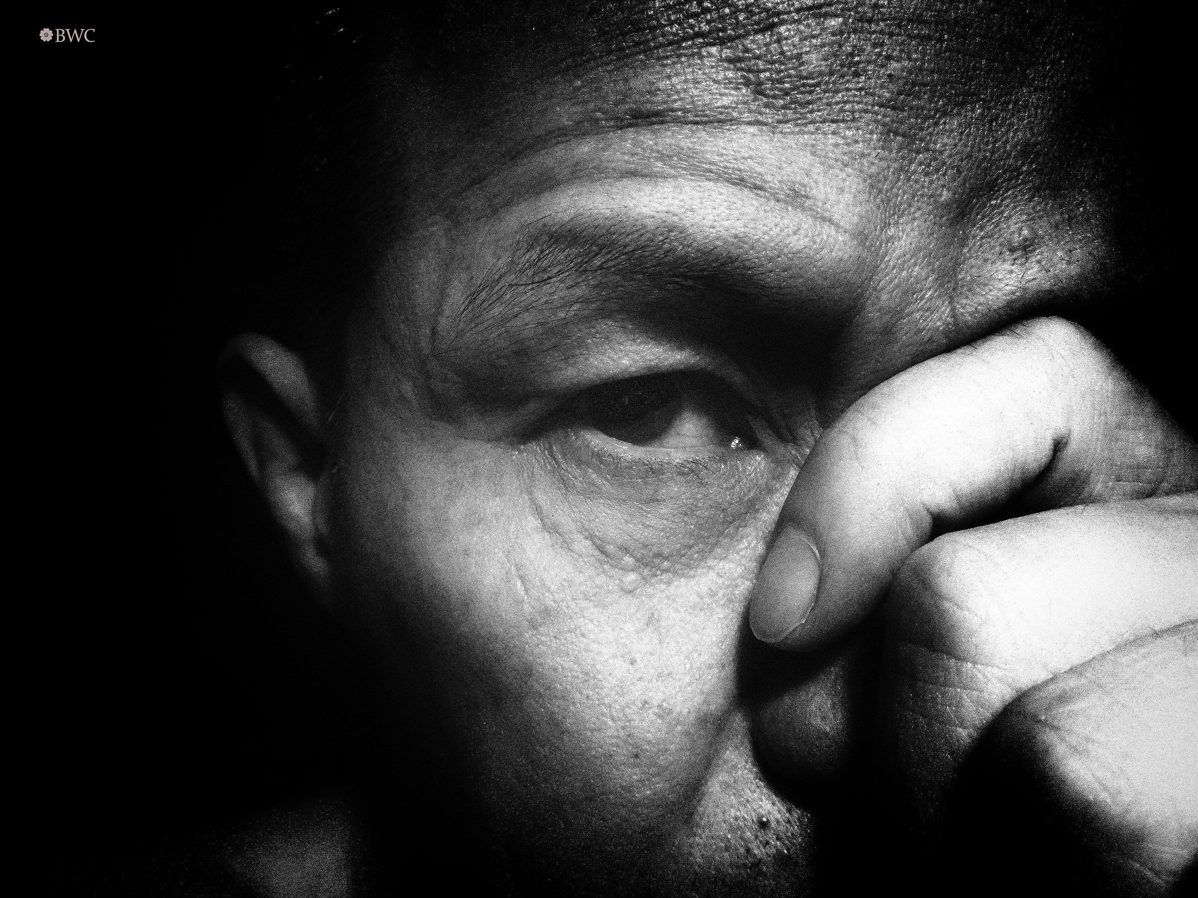 Grandpa Thinking Of His Country