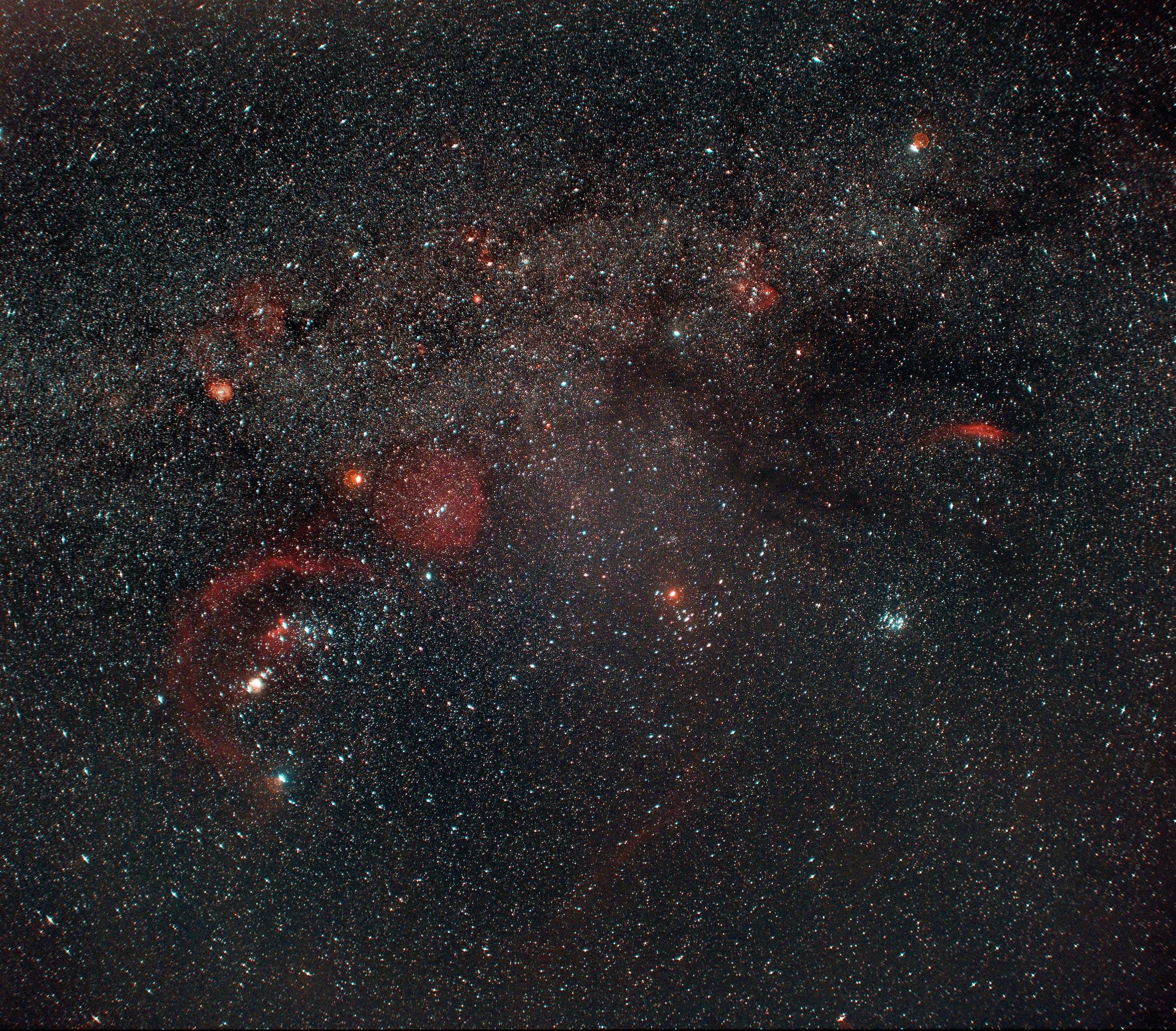 Regione Barnard, Rosetta, Orione, Pleiadi, California