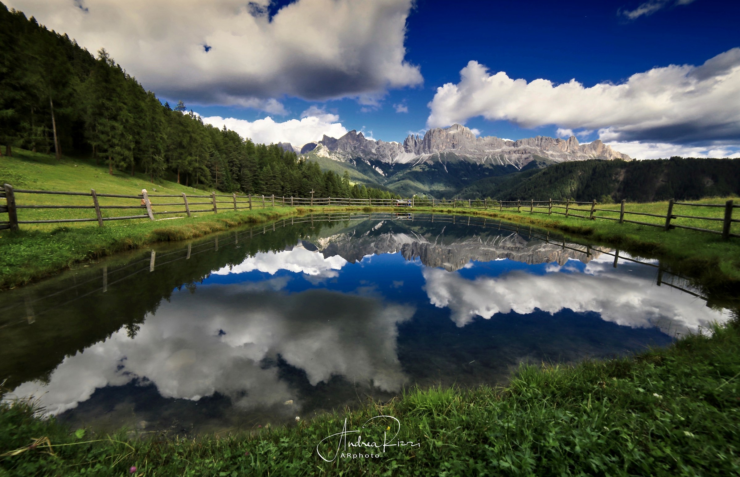 Lake Wuhn and Catinaccio
