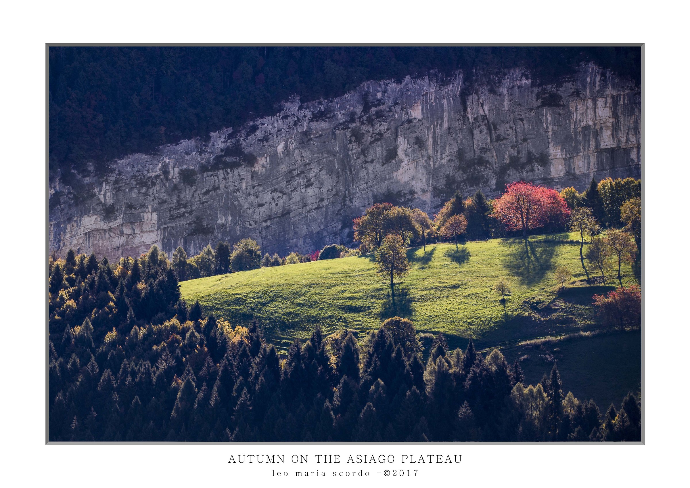 Autumn on the Asiago Plateau