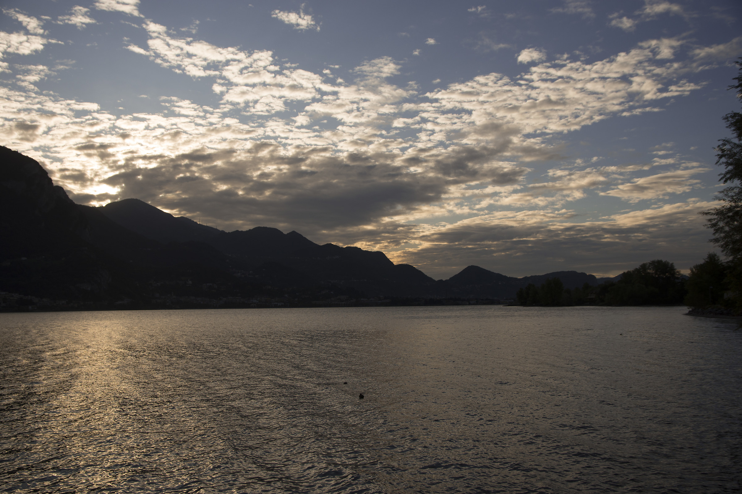 The lake in the morning