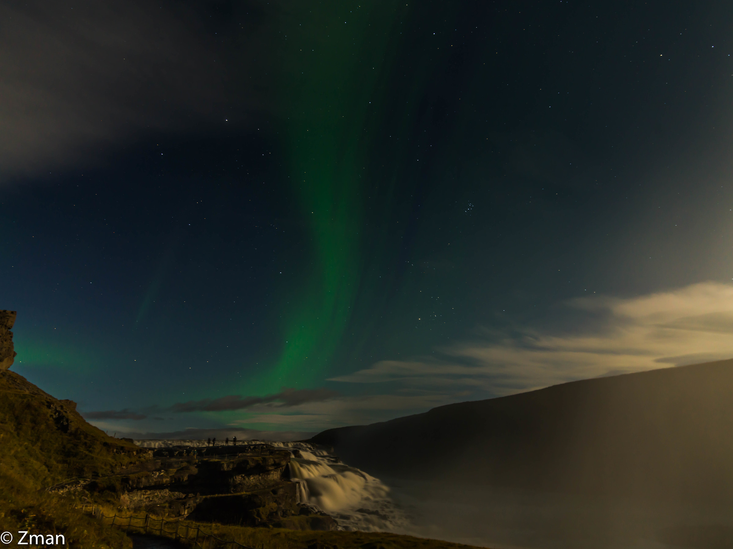 L'Aurora e Gullfoss