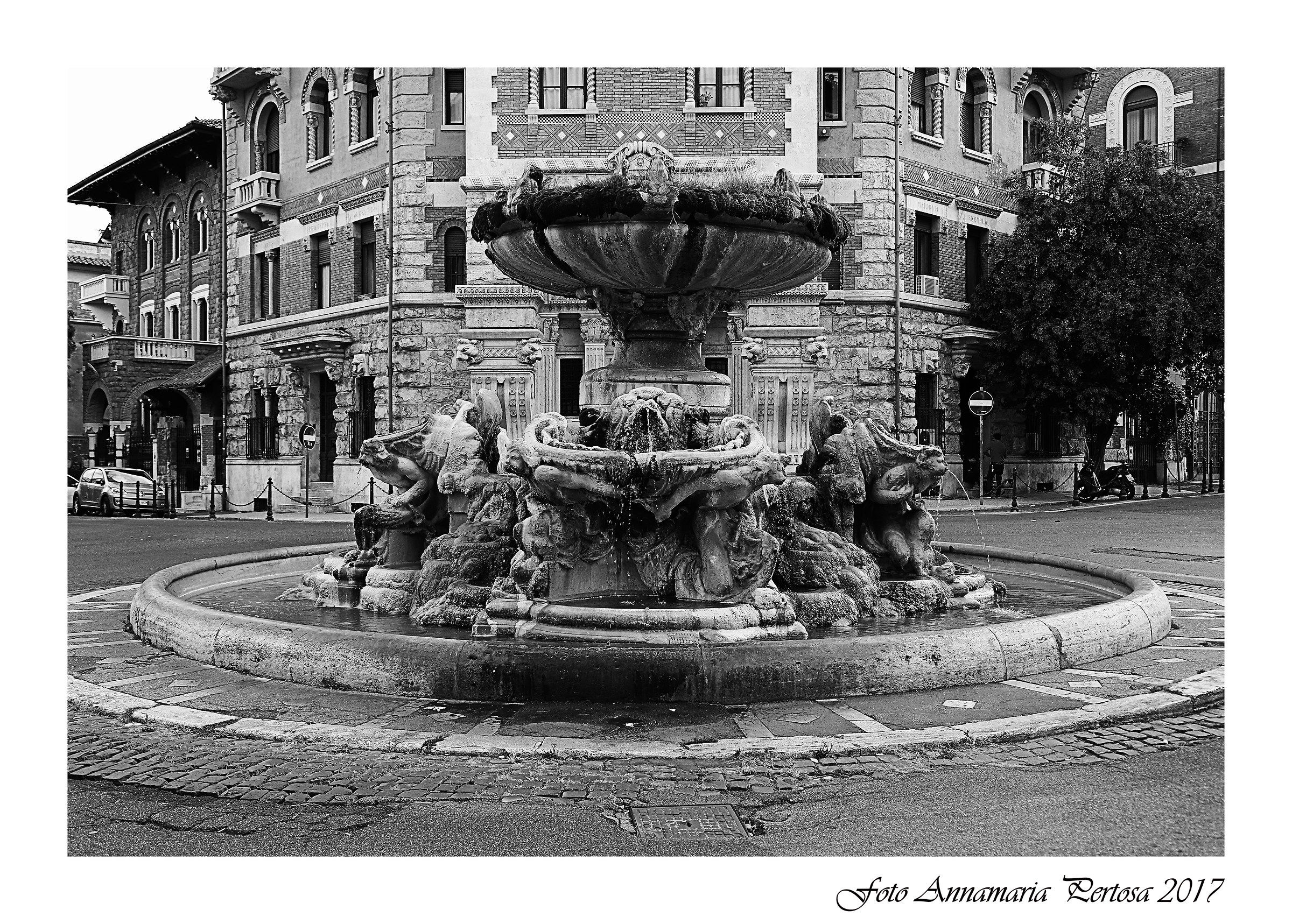 The Frog Fountain at Coppedé
