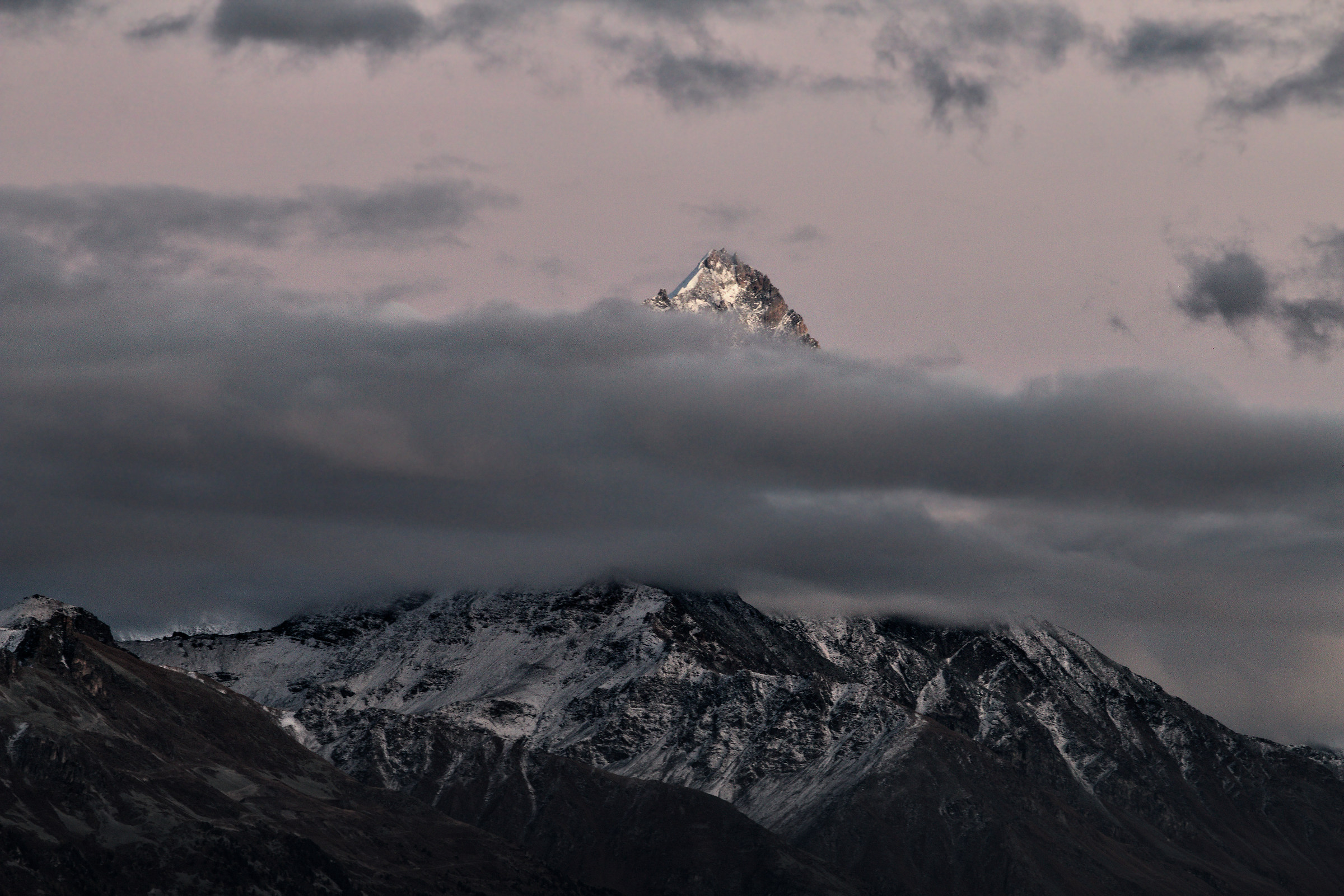 Crepuscolo sul Weisshorn