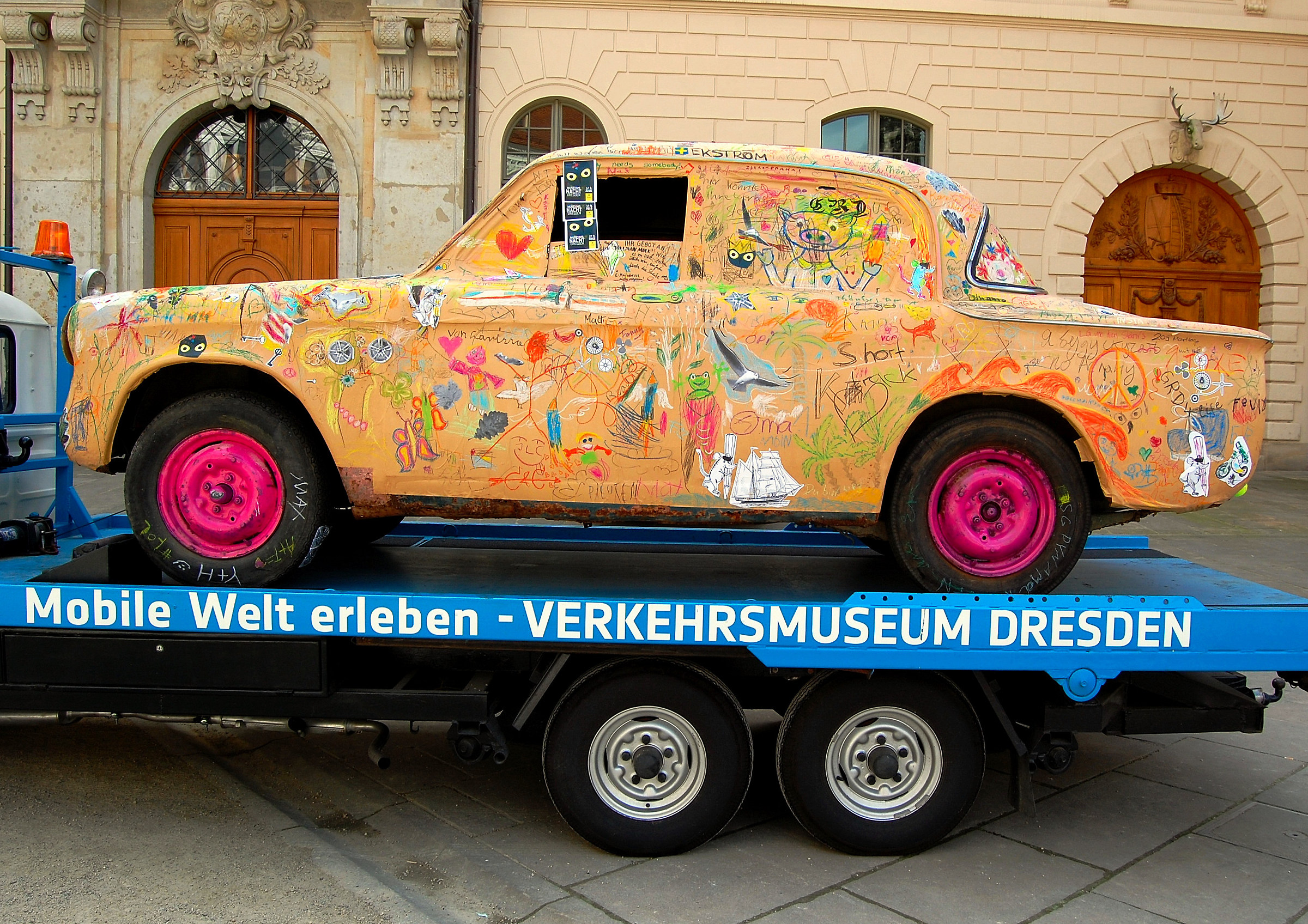 Dresda:la Trabant. Piccolo pezzo di storia