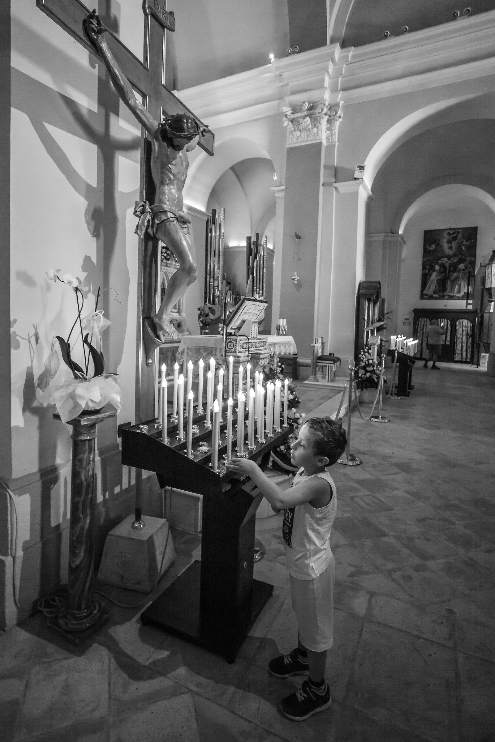 Little pray in Gubbio