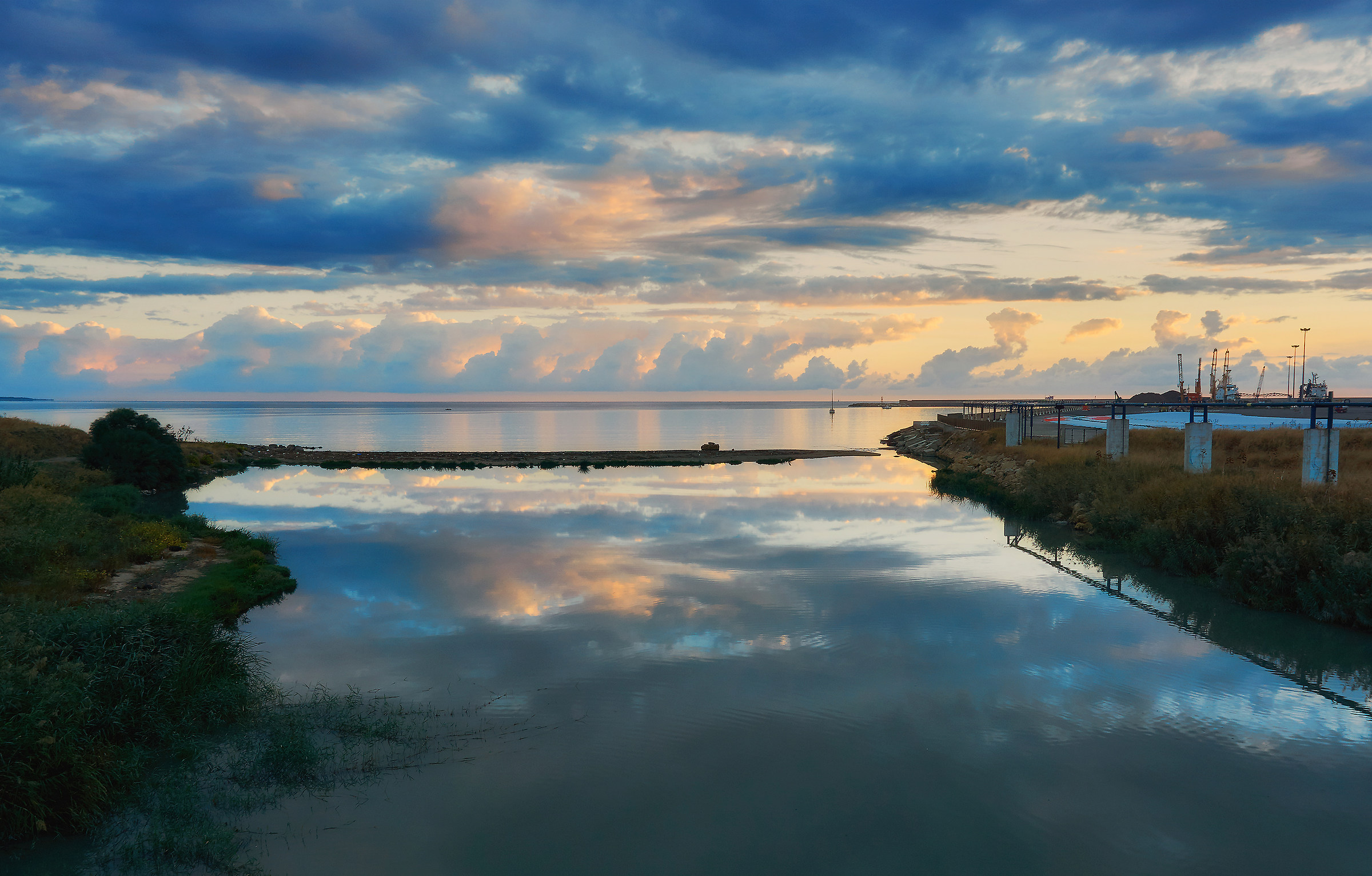 Reflections at dawn!