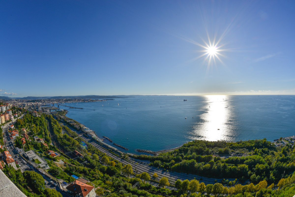 Trieste the gulf