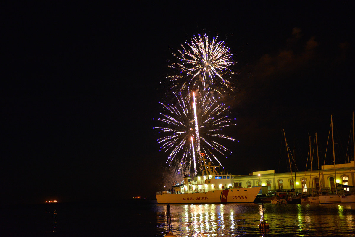 Fireworks. Trieste