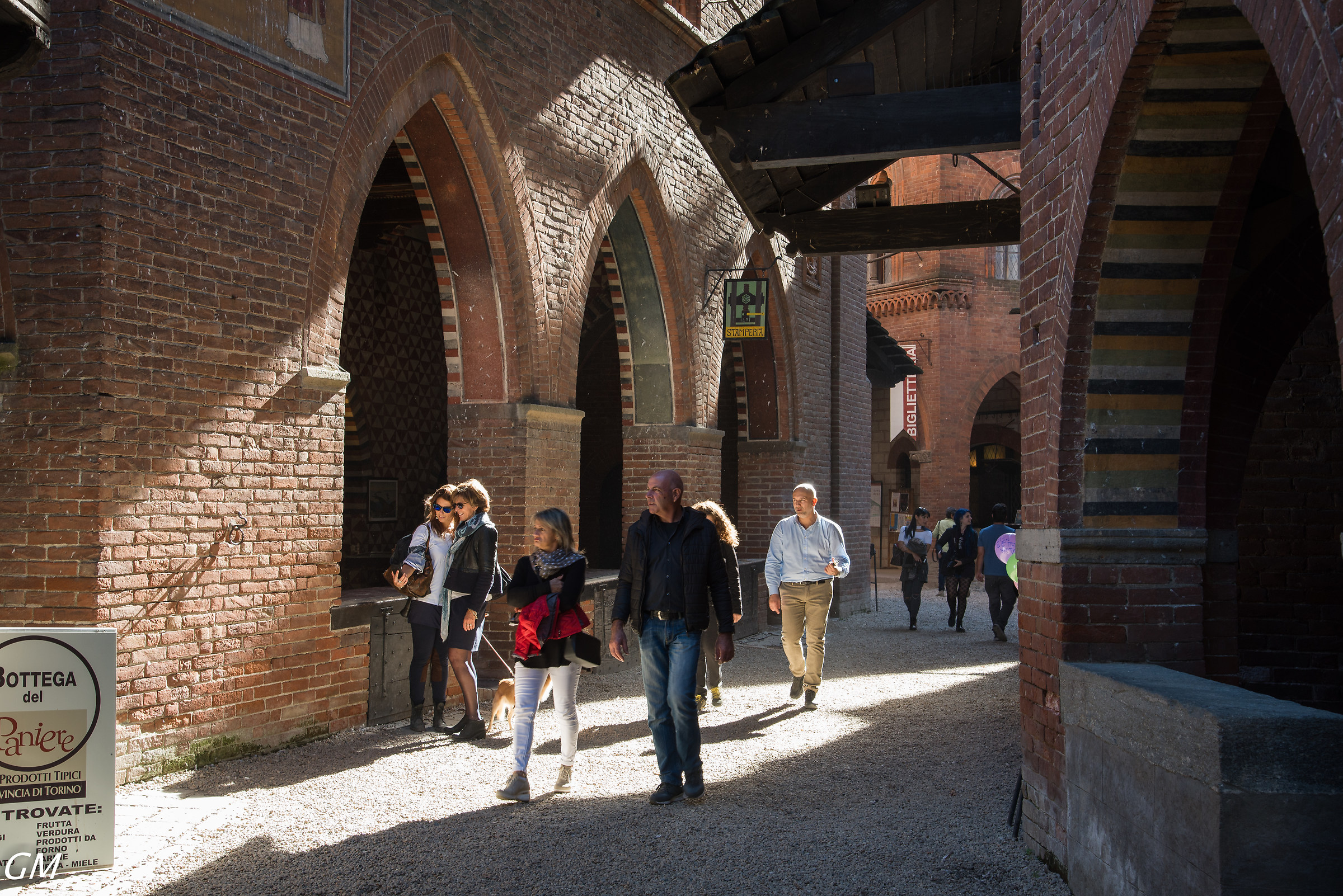 Turin Medieval Castle of Valentino Park