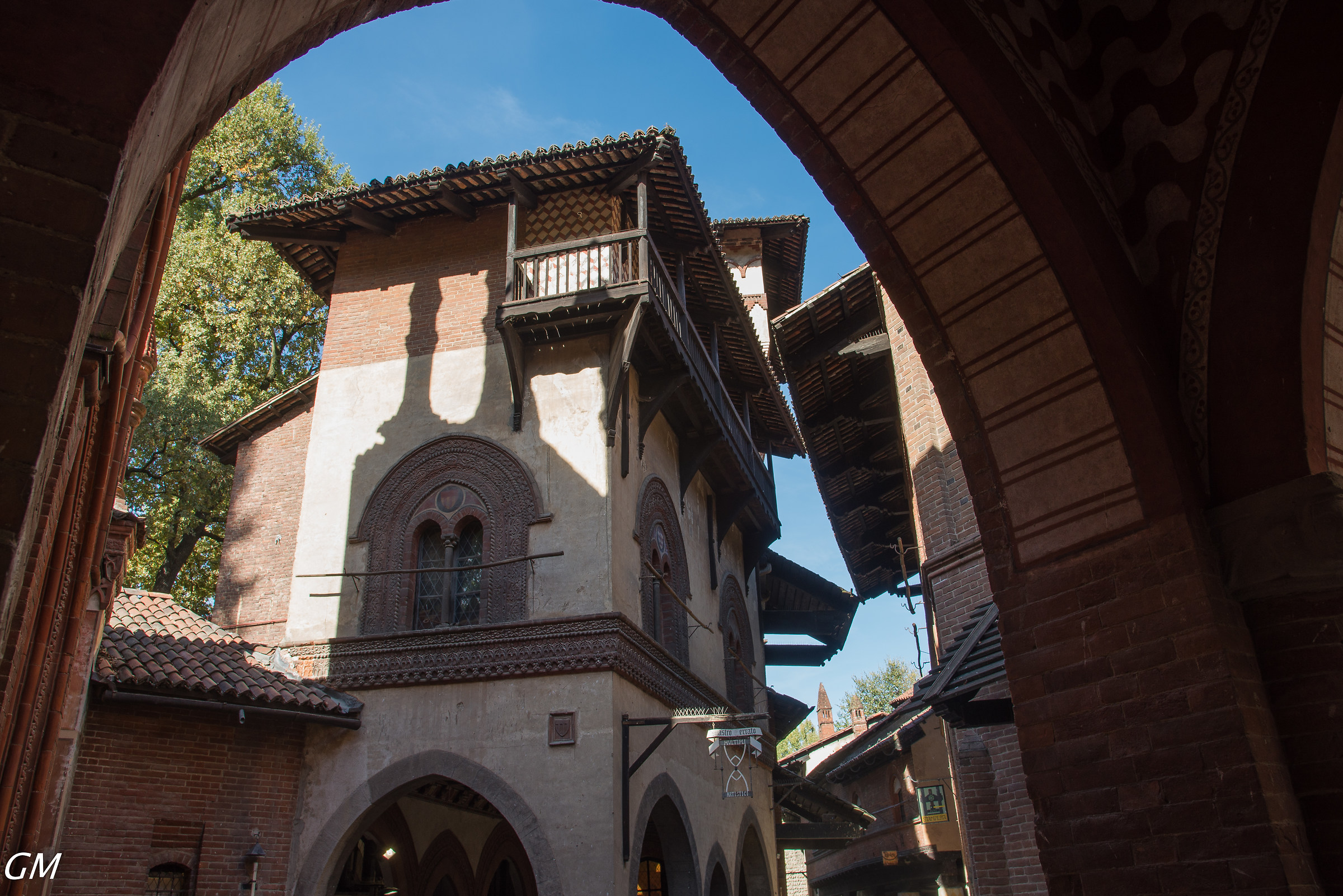 Turin Medieval Castle of Valentino Park