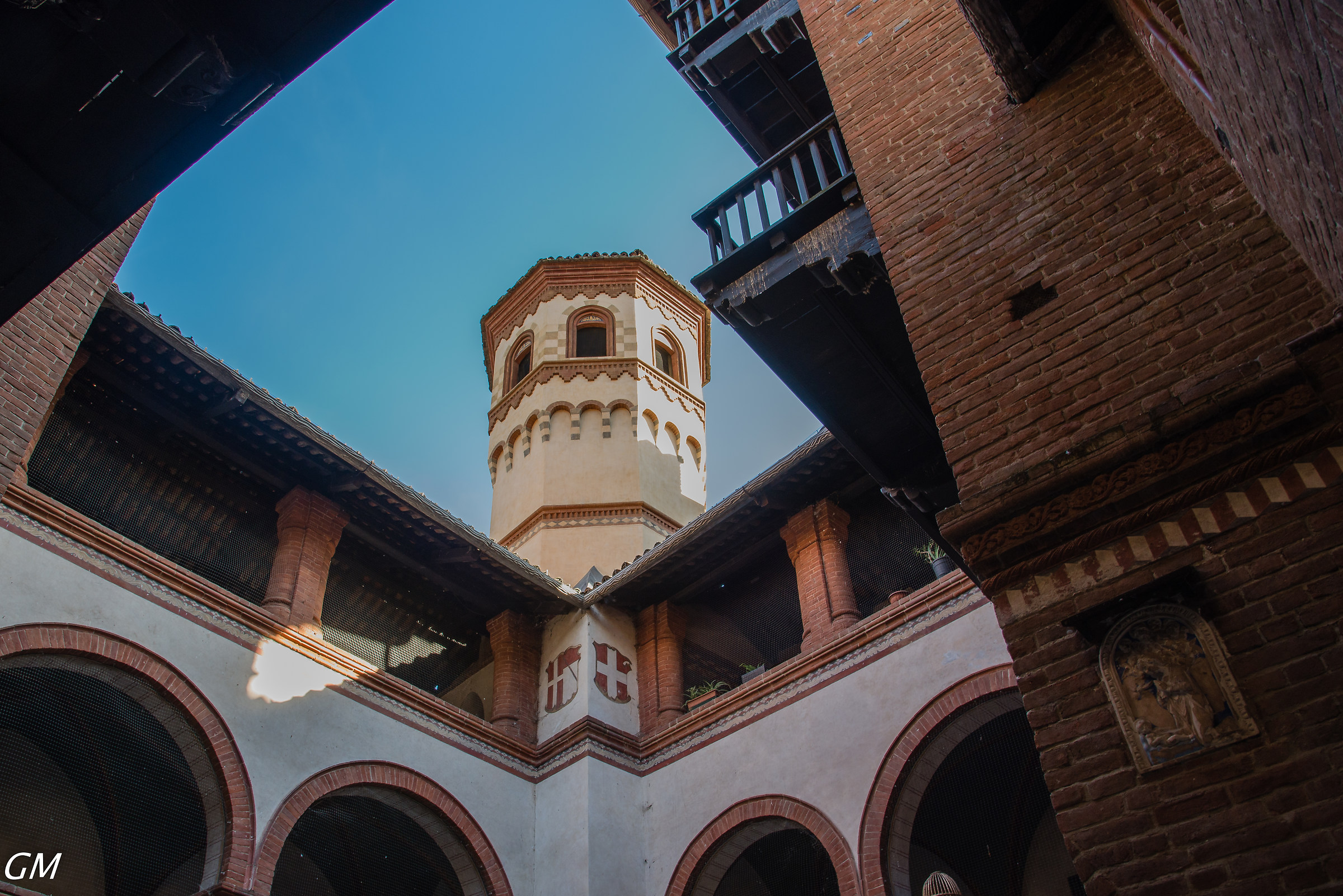 Turin Medieval Castle of Valentino Park