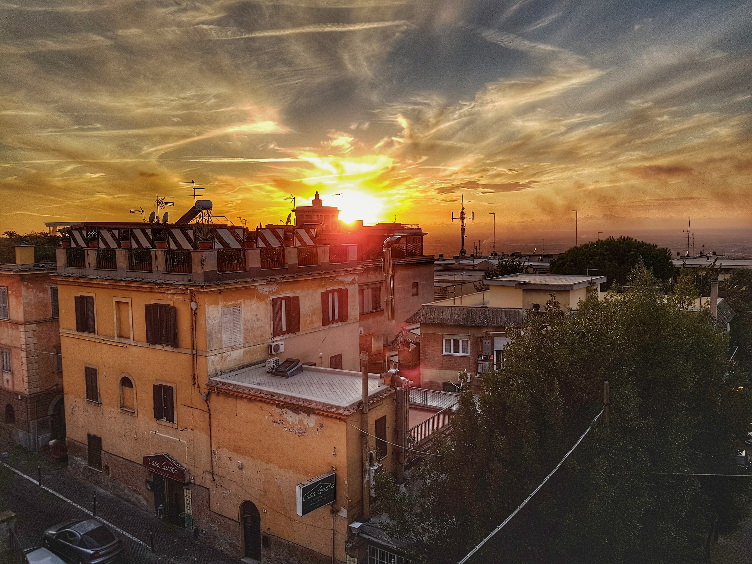 Sunset in Frascati