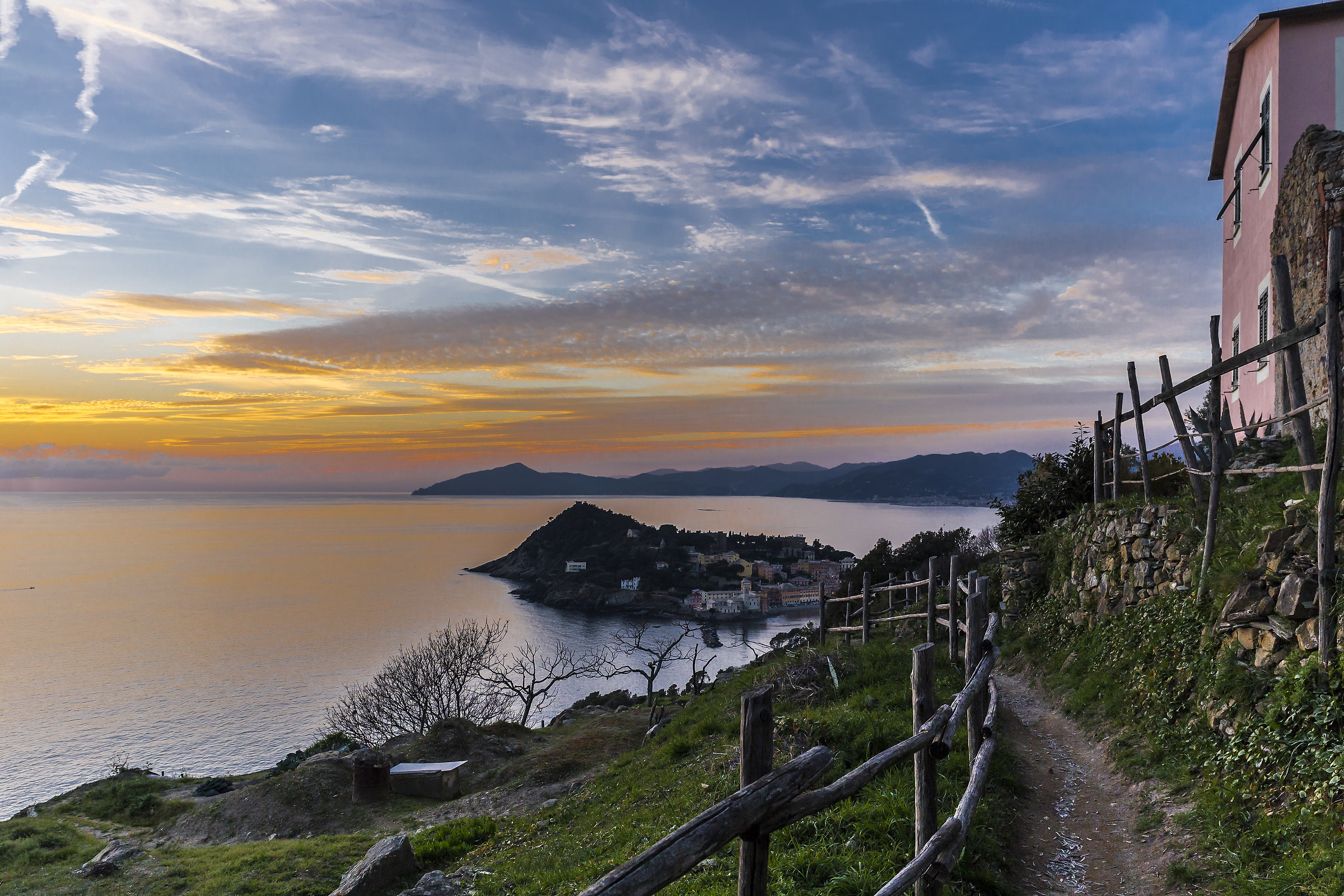 Walking towards Sestri Levante