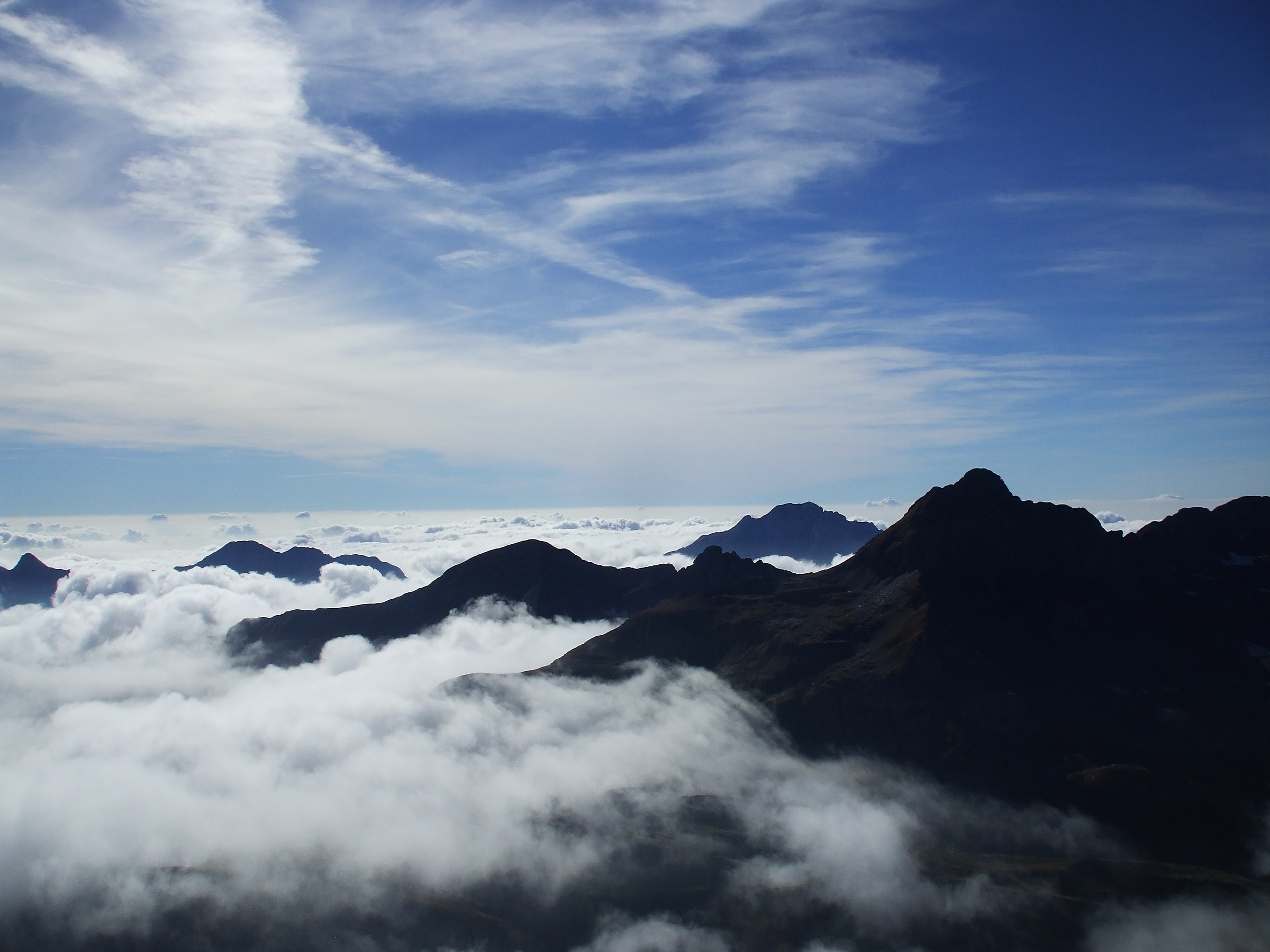 Giochi di nuvole e nebbie....