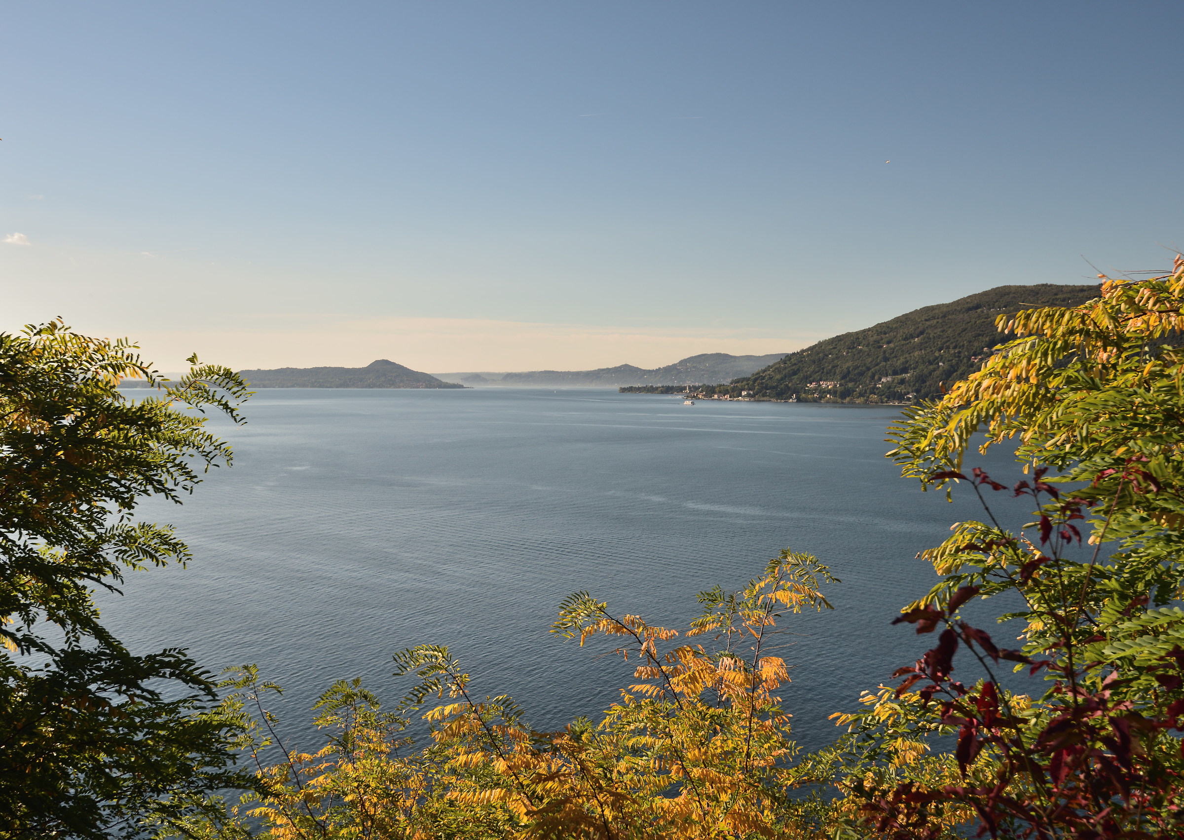 Lake Maggiore from the hermitage of S.Caterina del Sasso