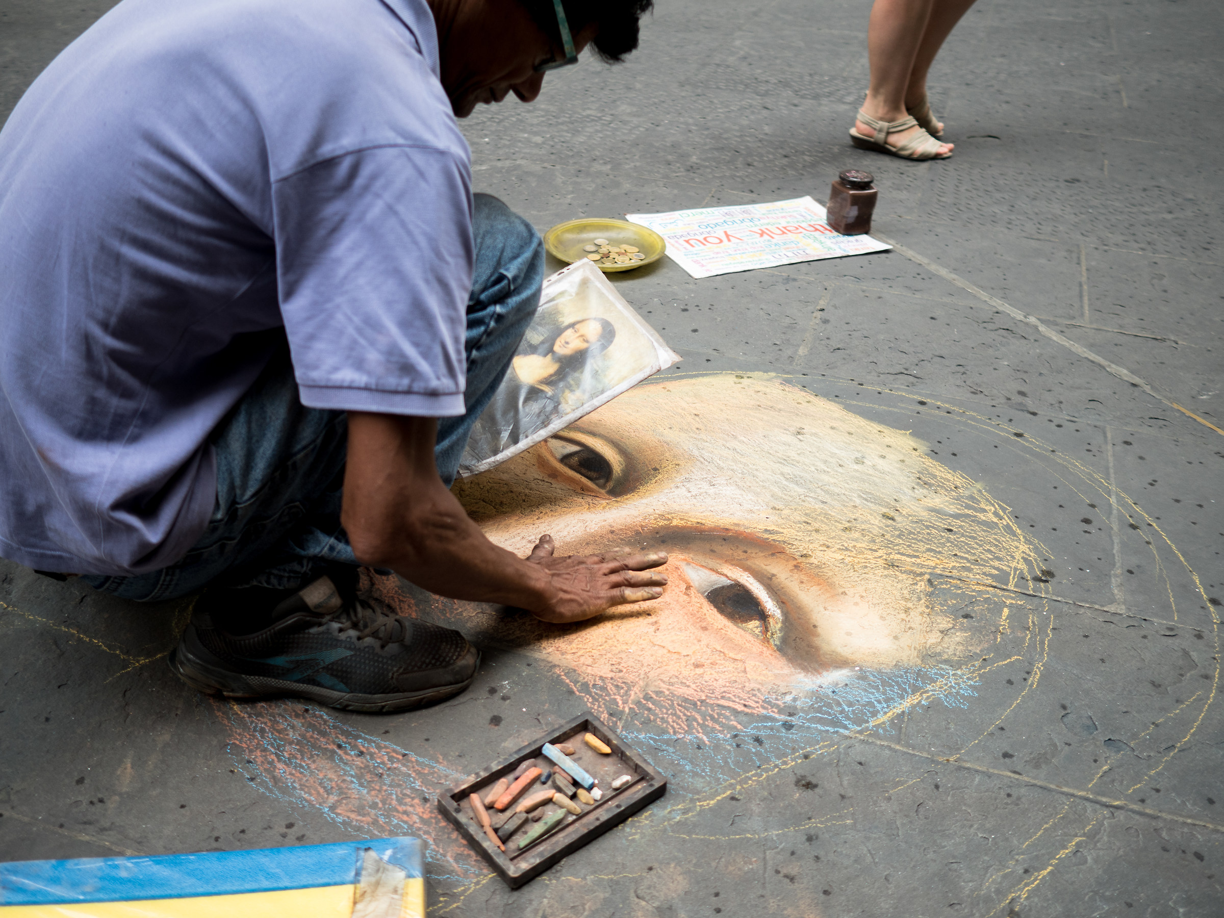 Florence - Madonna at work