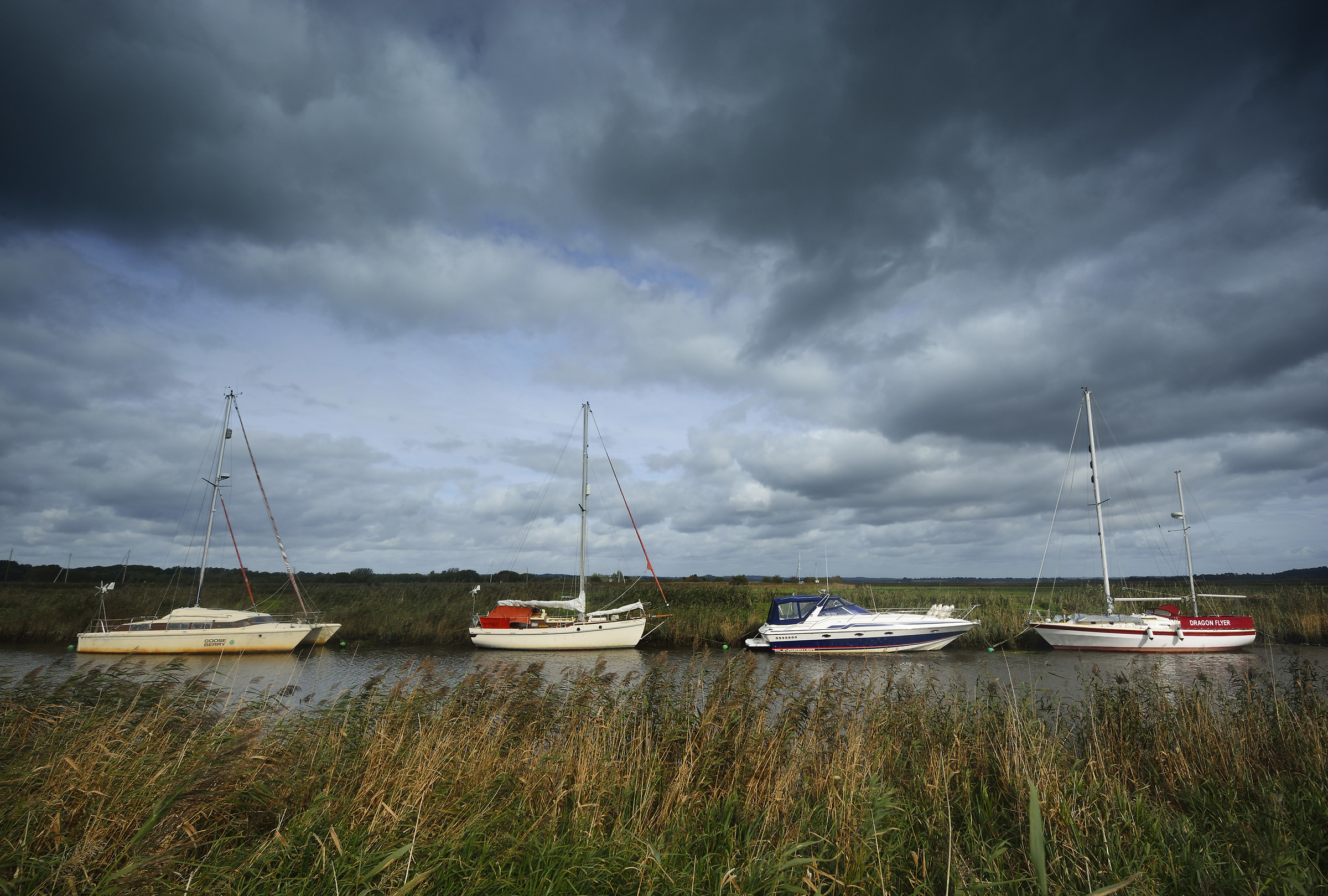 Four Boats on The River Stour