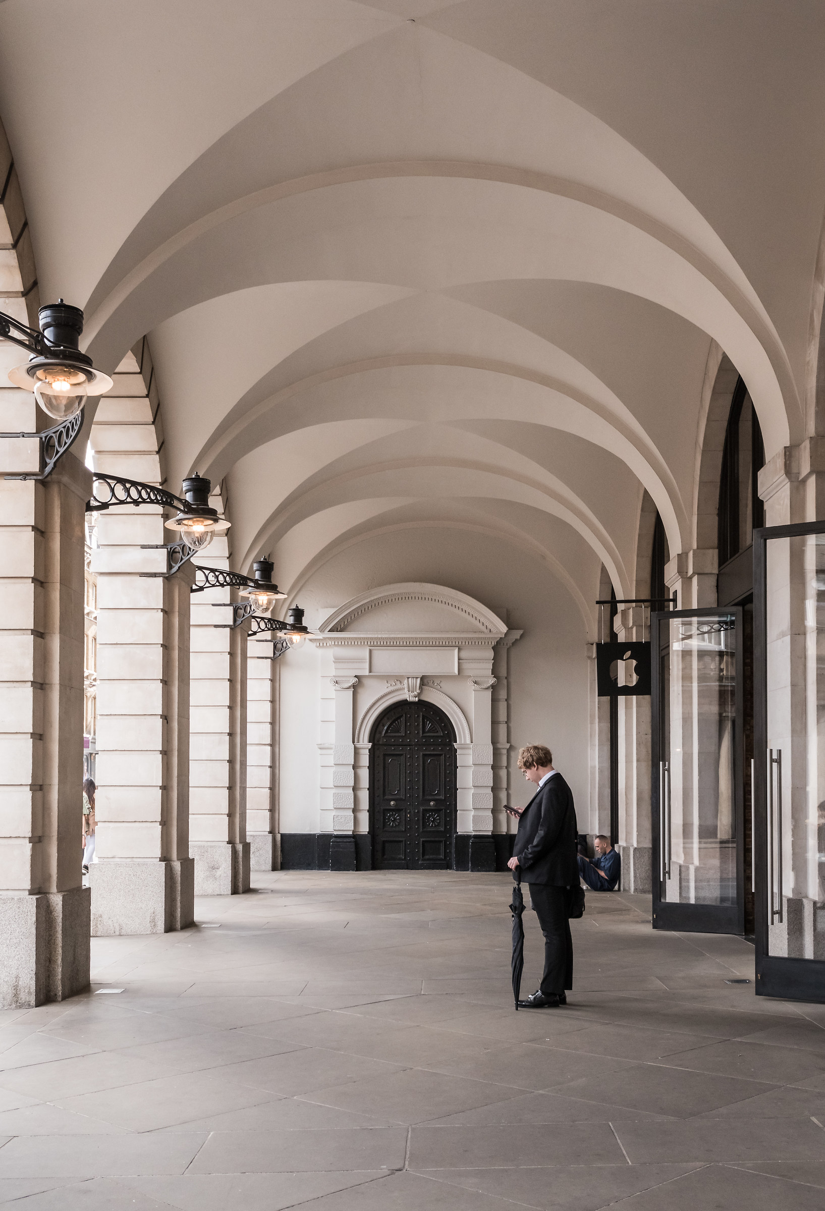 Enjoying A Slice Of The Apple
