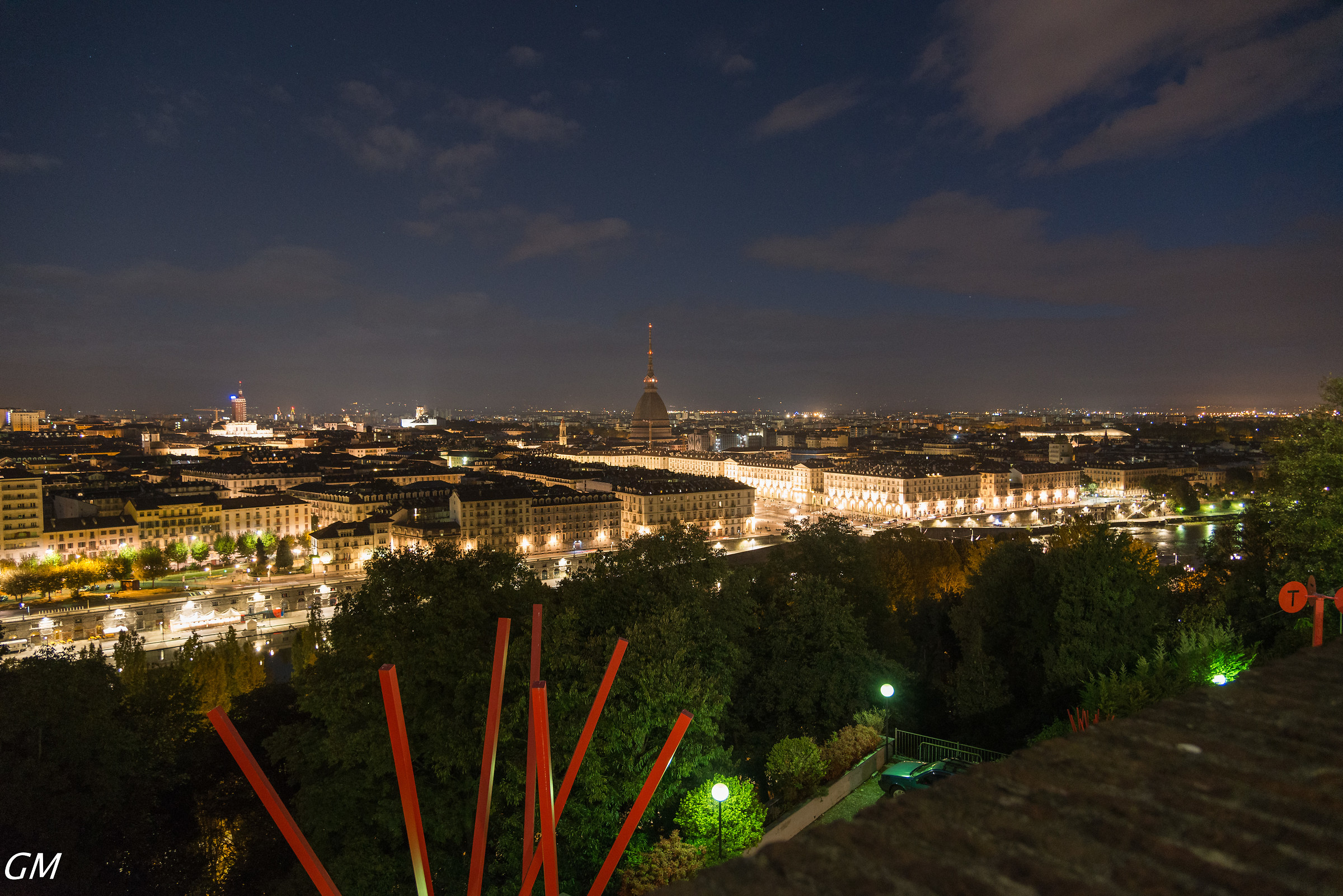Turin Panorama on the Mole and Piazza Vittorio
