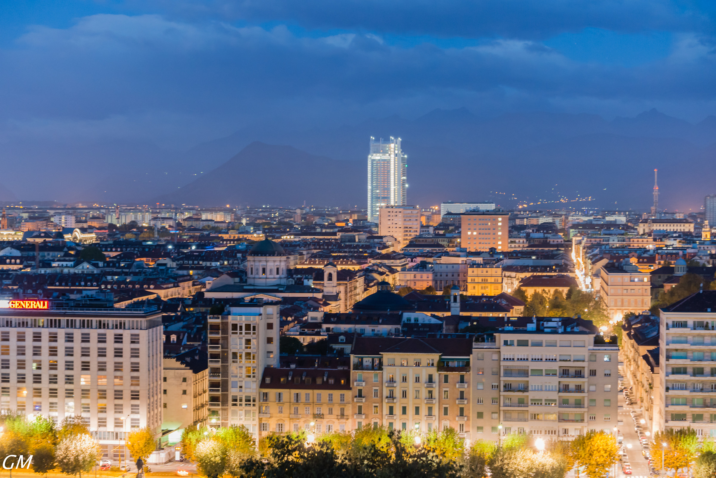 Torino Panorama on corso Cairoli