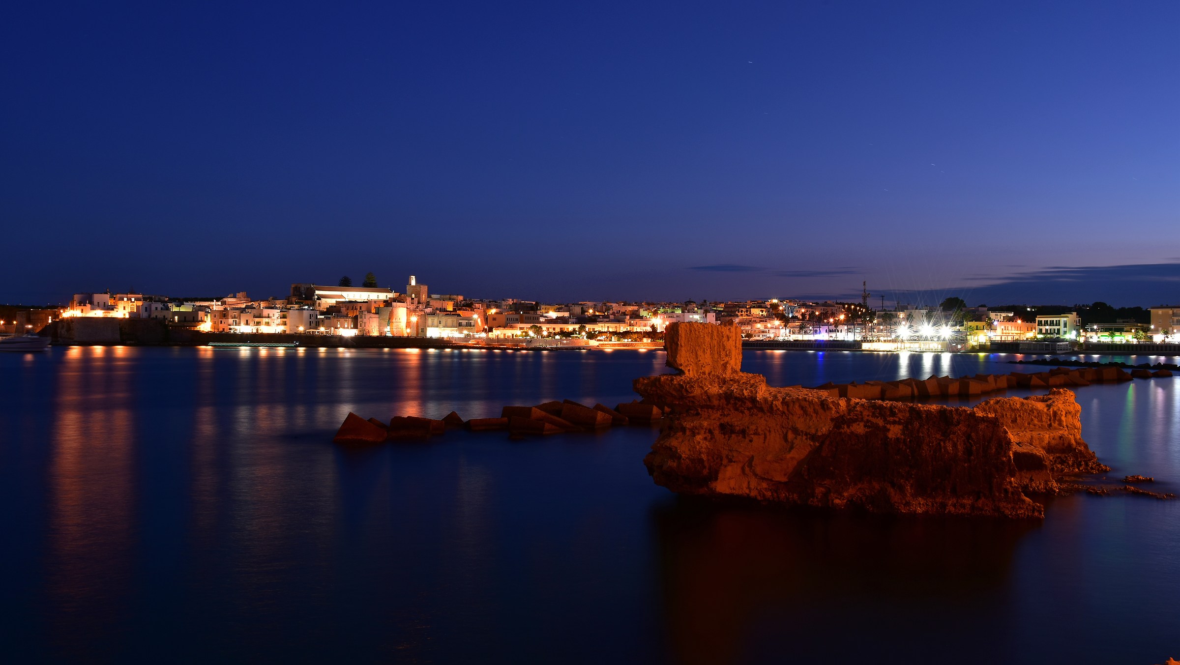 Lovely Otranto at night