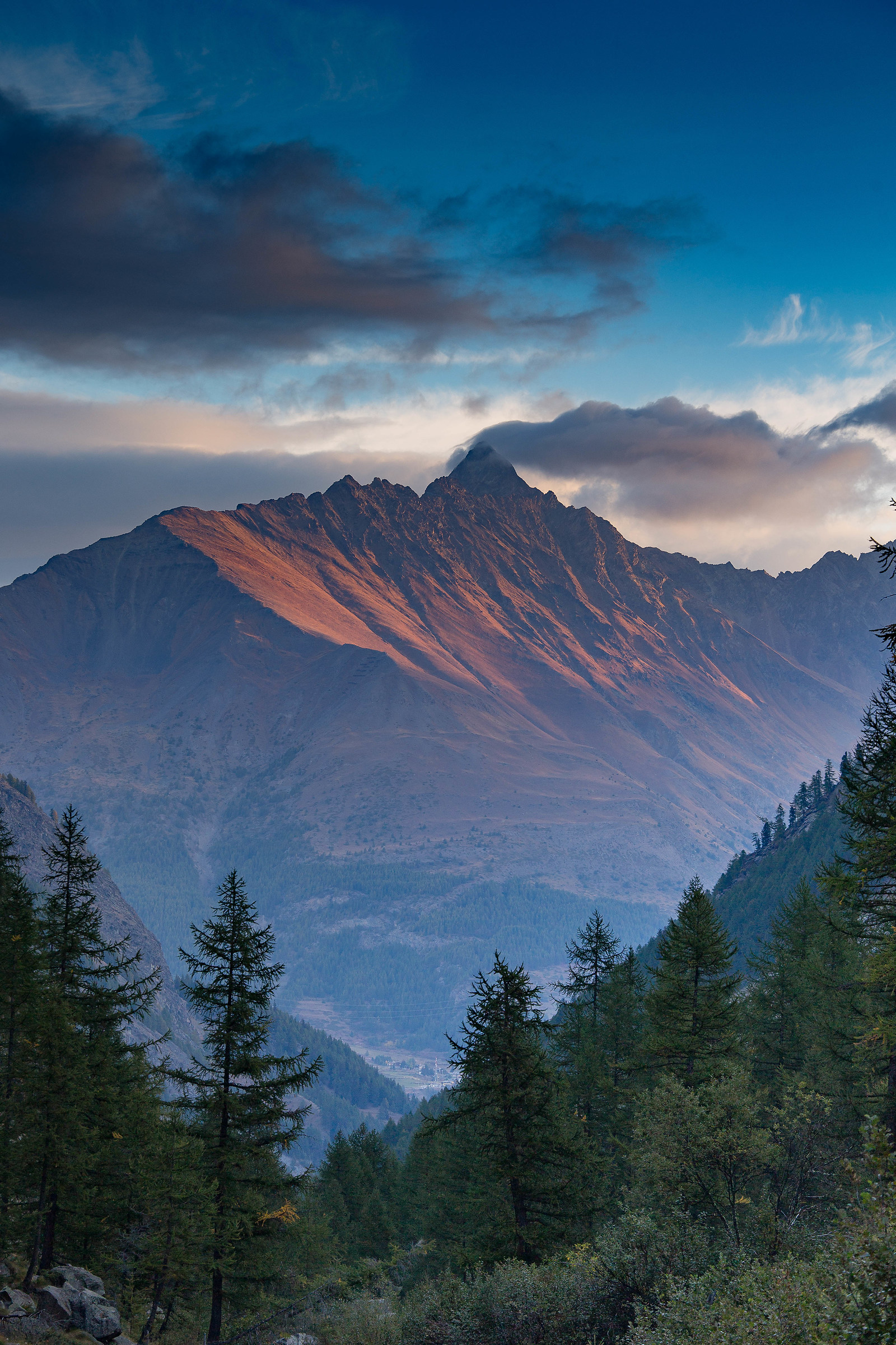 Alba nel Gran Paradiso tele
